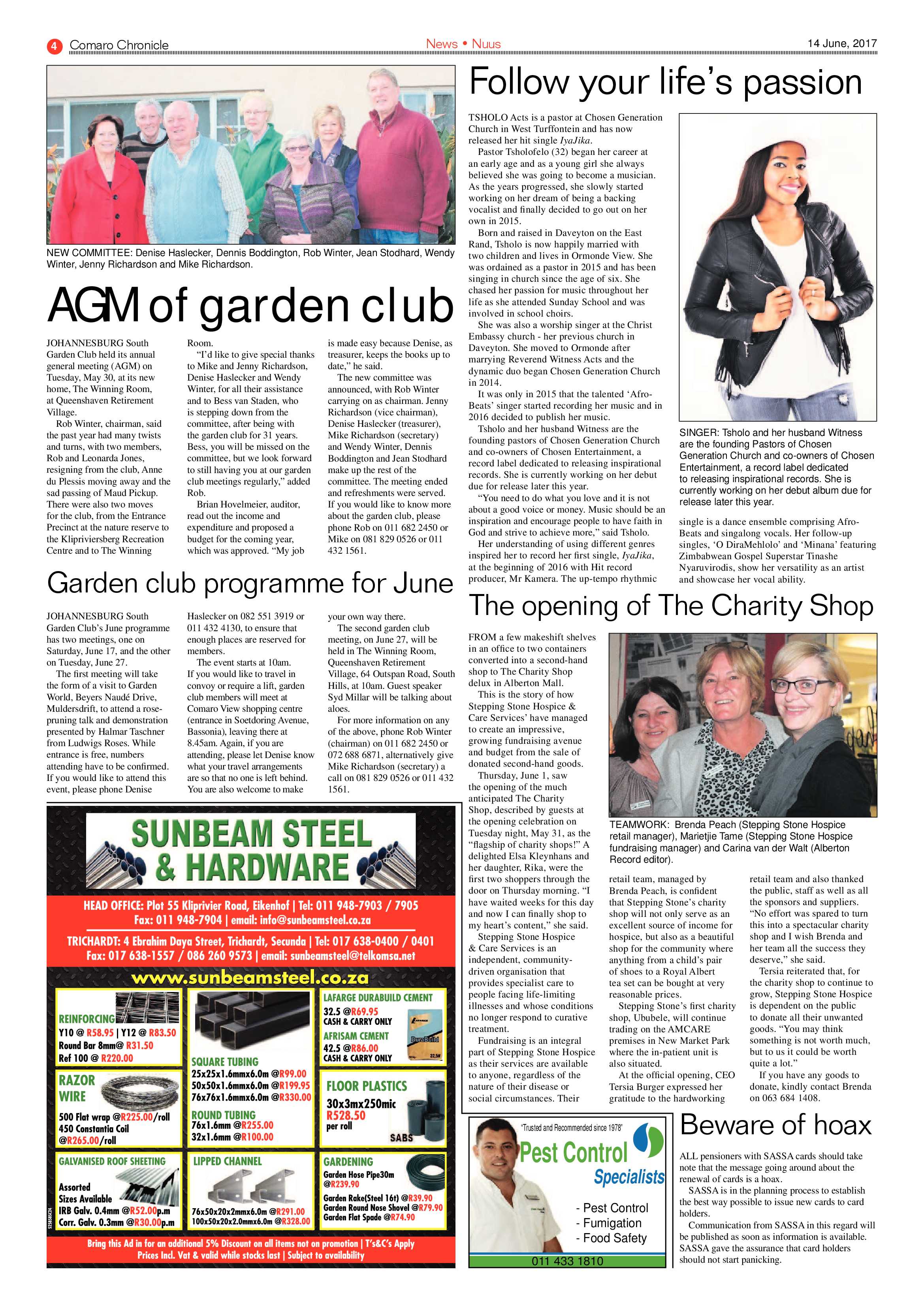 Comaro Chronicle 14 June 2017 page 4