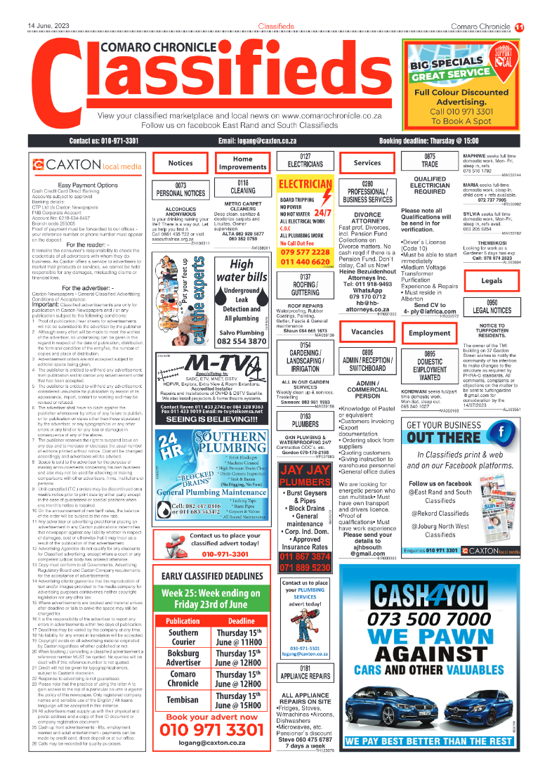 Comaro Chronicle 14 June 2023 page 11