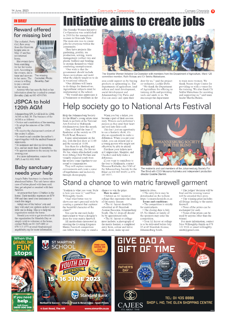Comaro Chronicle 14 June 2023 page 3