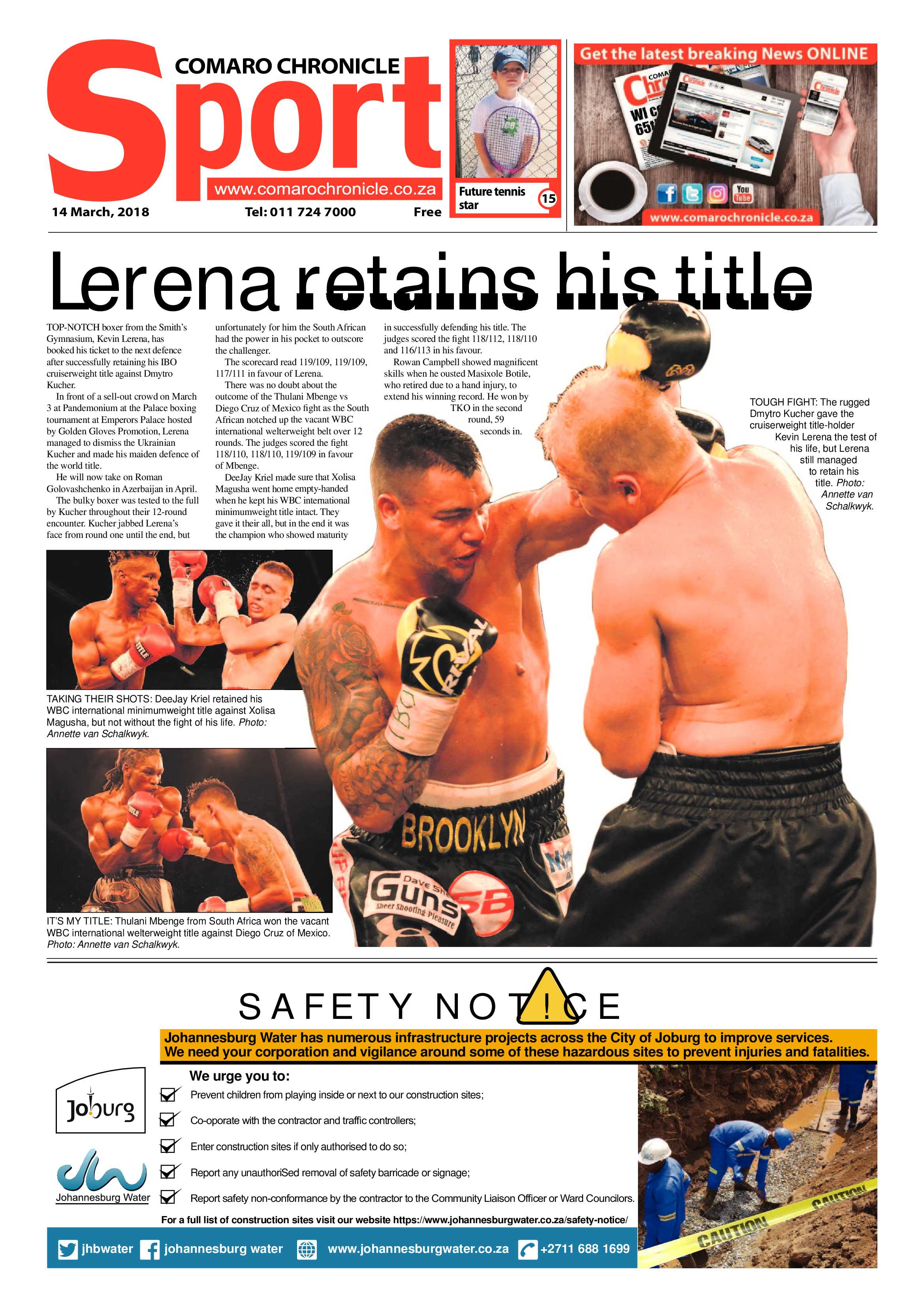 Comaro Chronicle 14 March 2018 page 16