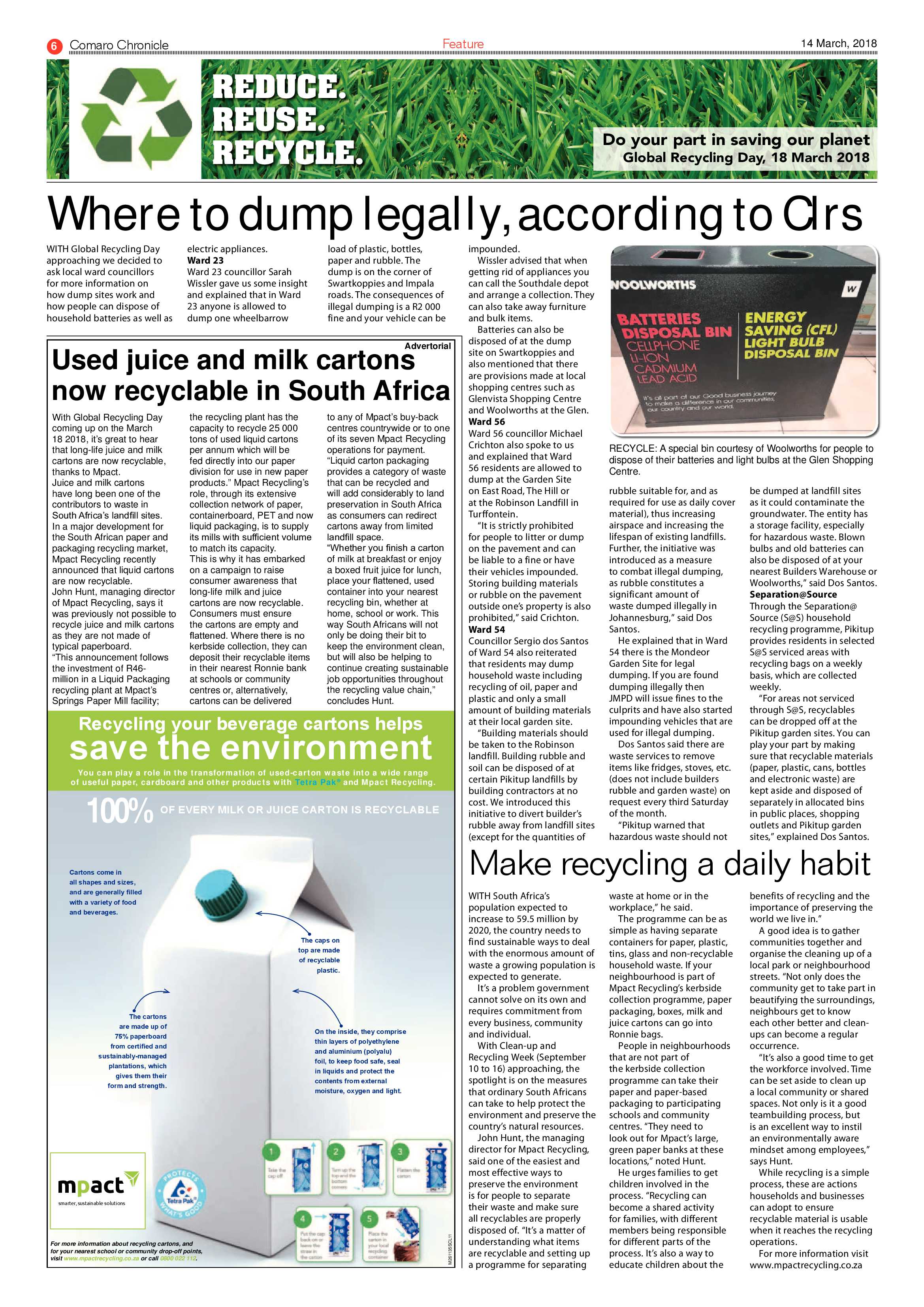 Comaro Chronicle 14 March 2018 page 6