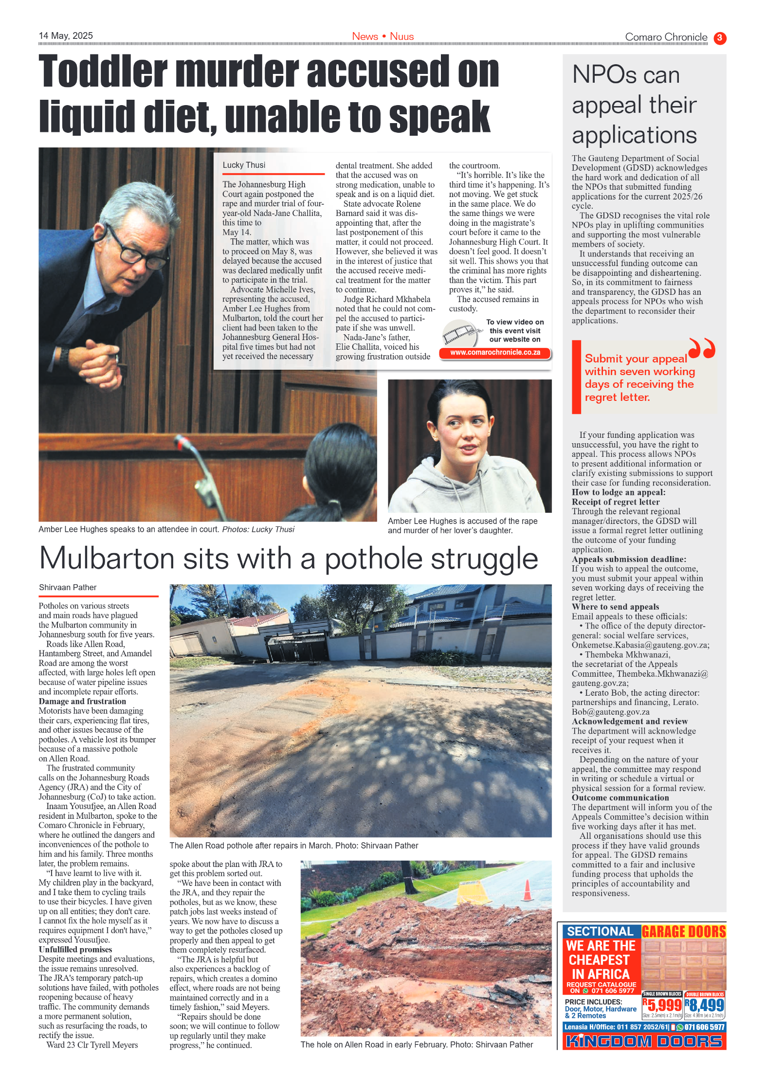 Comaro Chronicle 14 May 2025 page 5