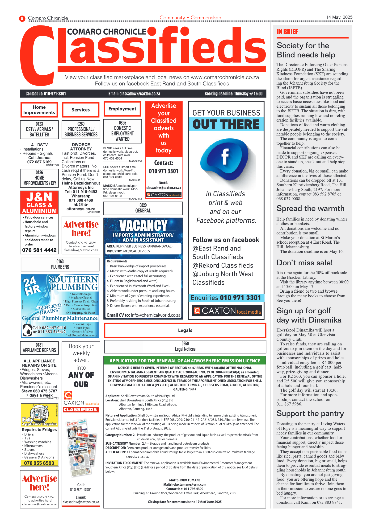 Comaro Chronicle 14 May 2025 page 8