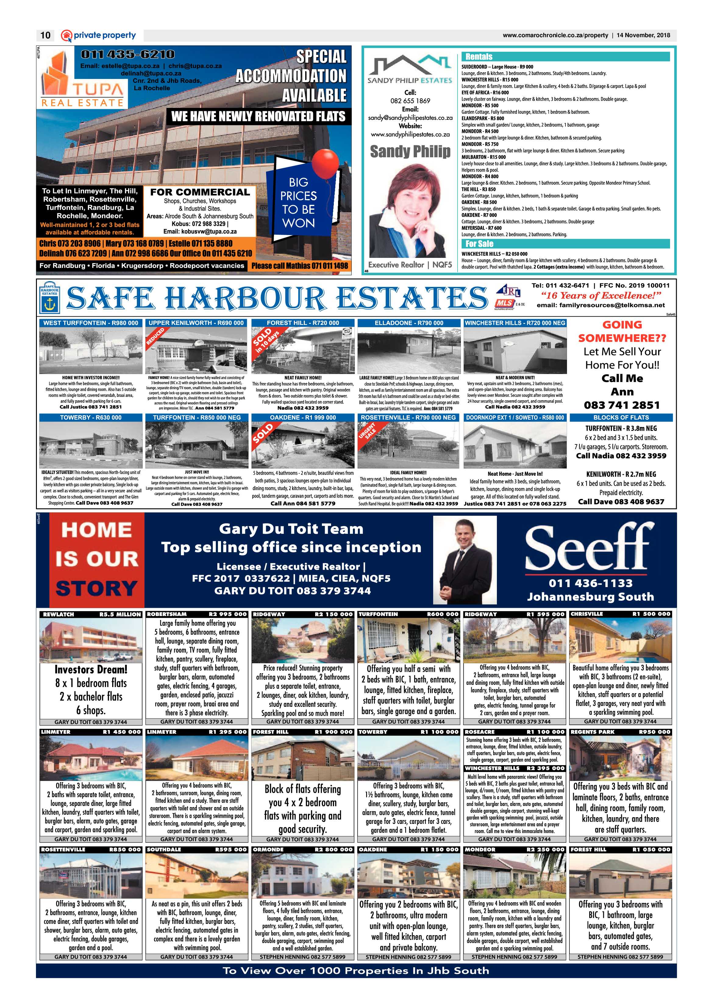 Comaro Chronicle 14 November 2018 page 10