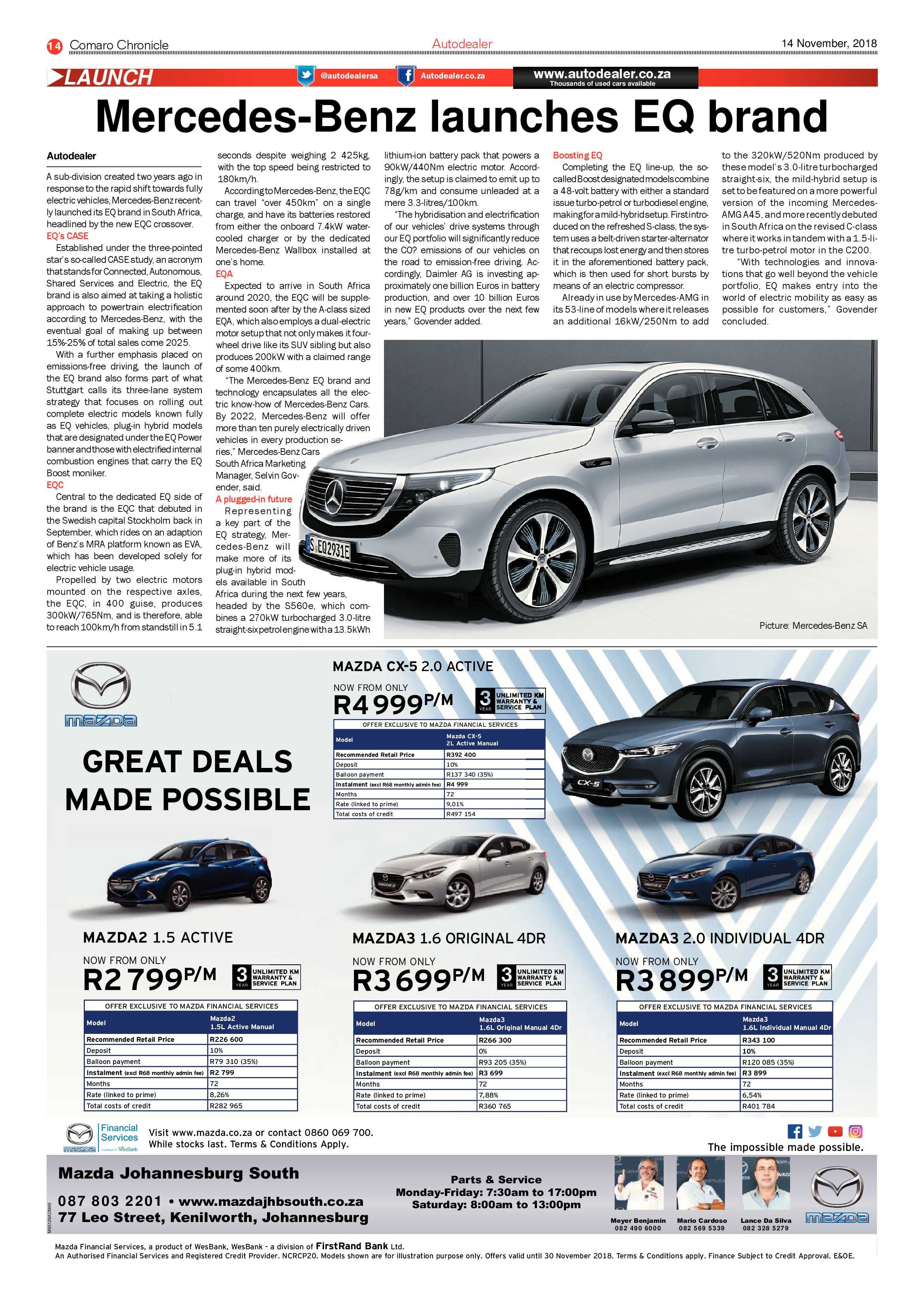 Comaro Chronicle 14 November 2018 page 14
