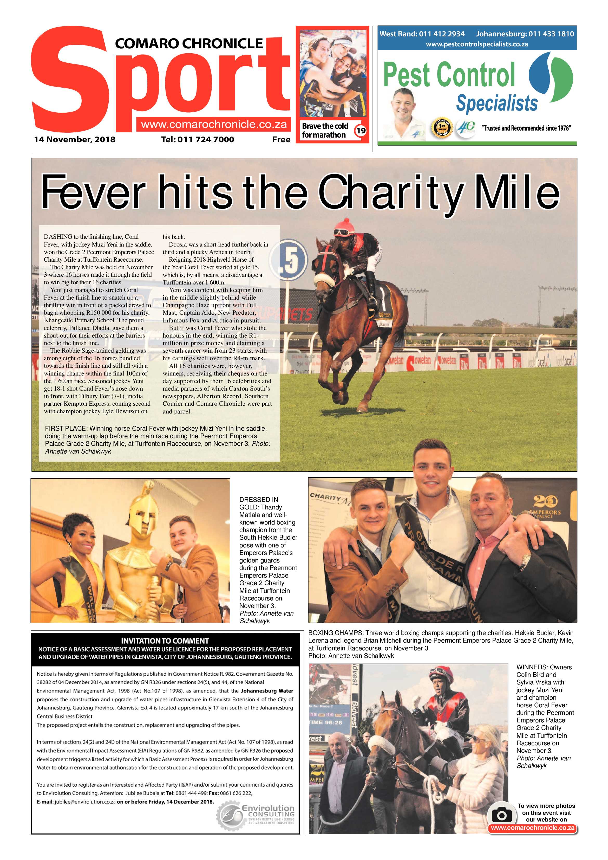 Comaro Chronicle 14 November 2018 page 20