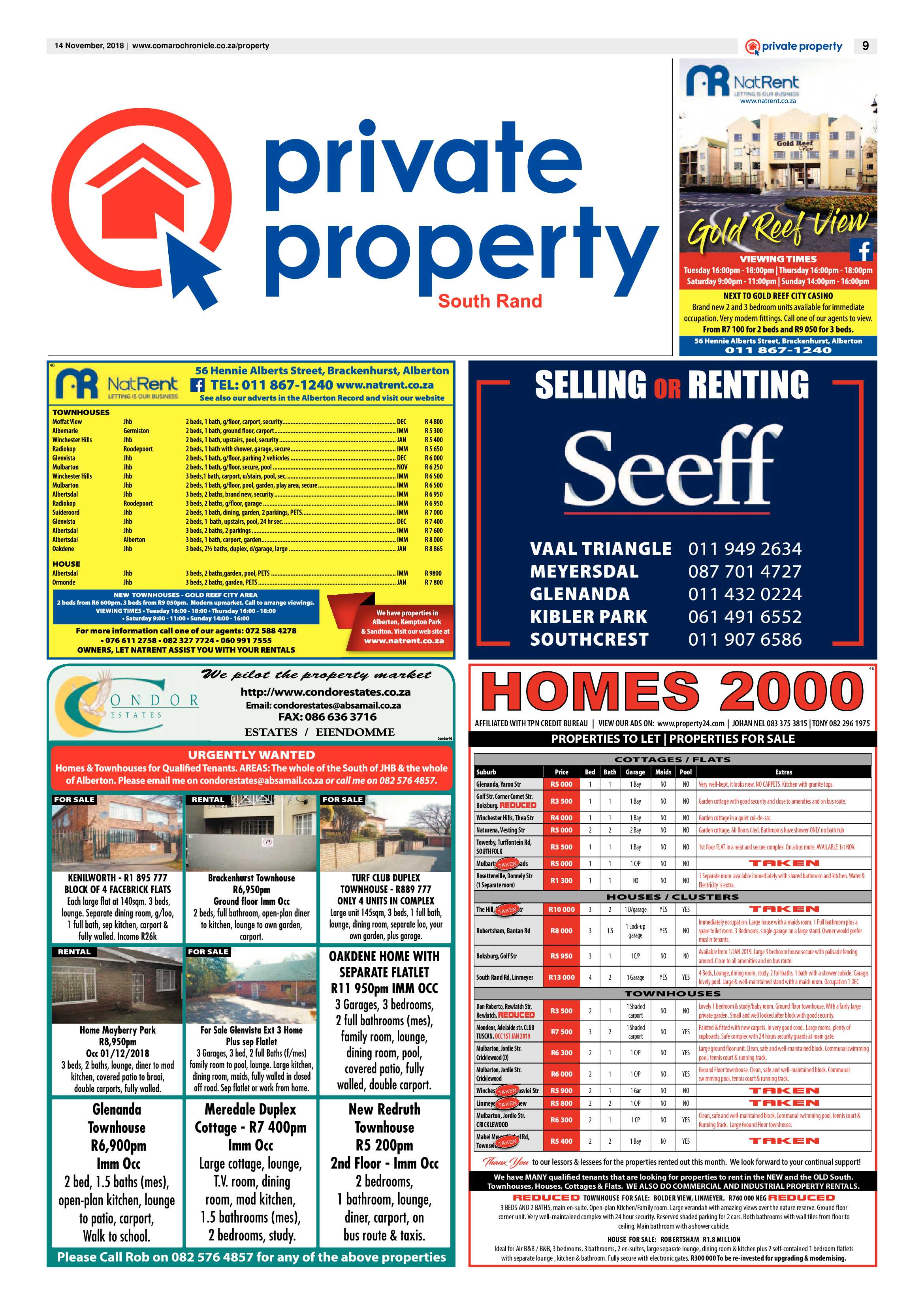 Comaro Chronicle 14 November 2018 page 9