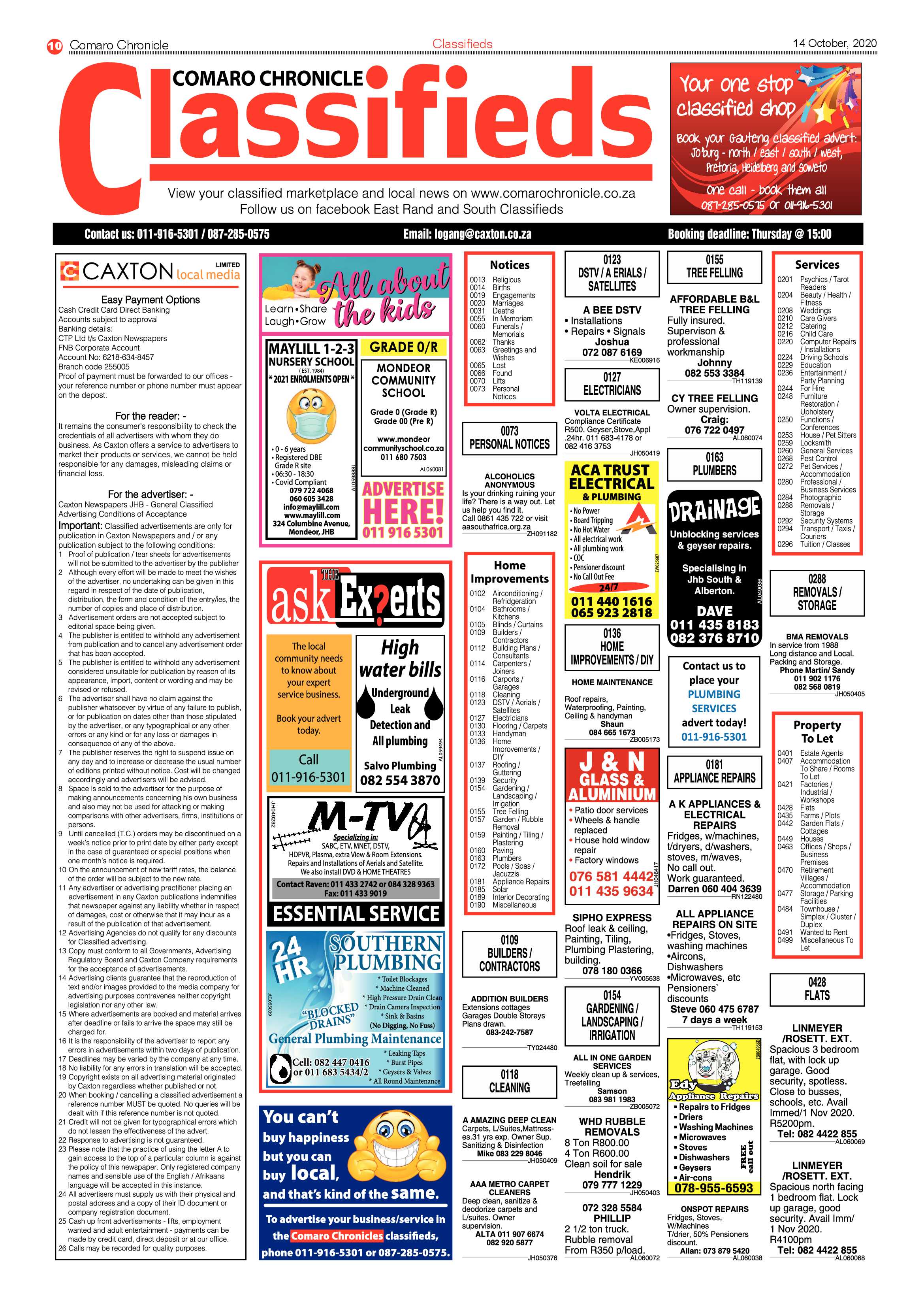 Comaro Chronicle 14 October 2020 page 10