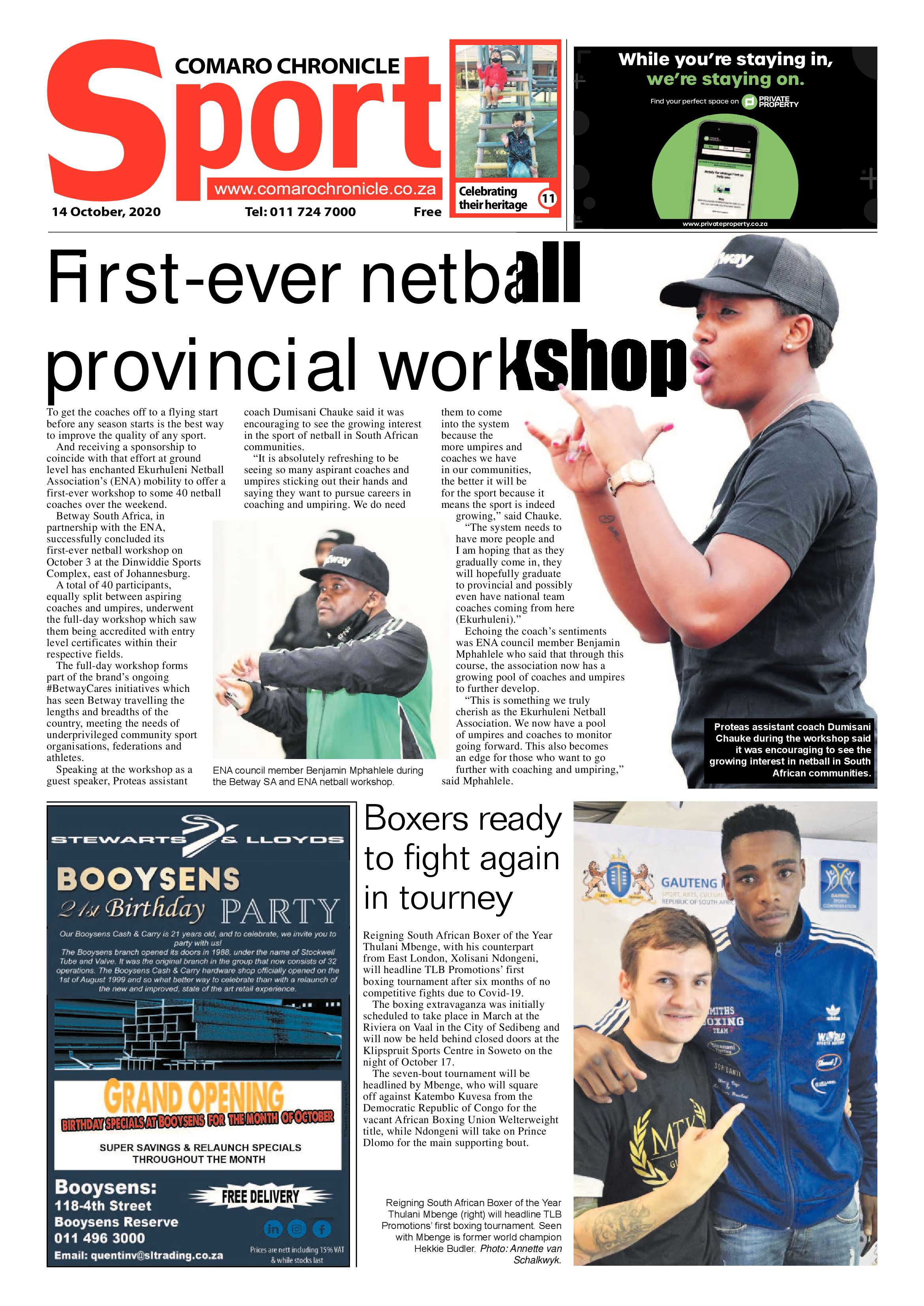Comaro Chronicle 14 October 2020 page 12