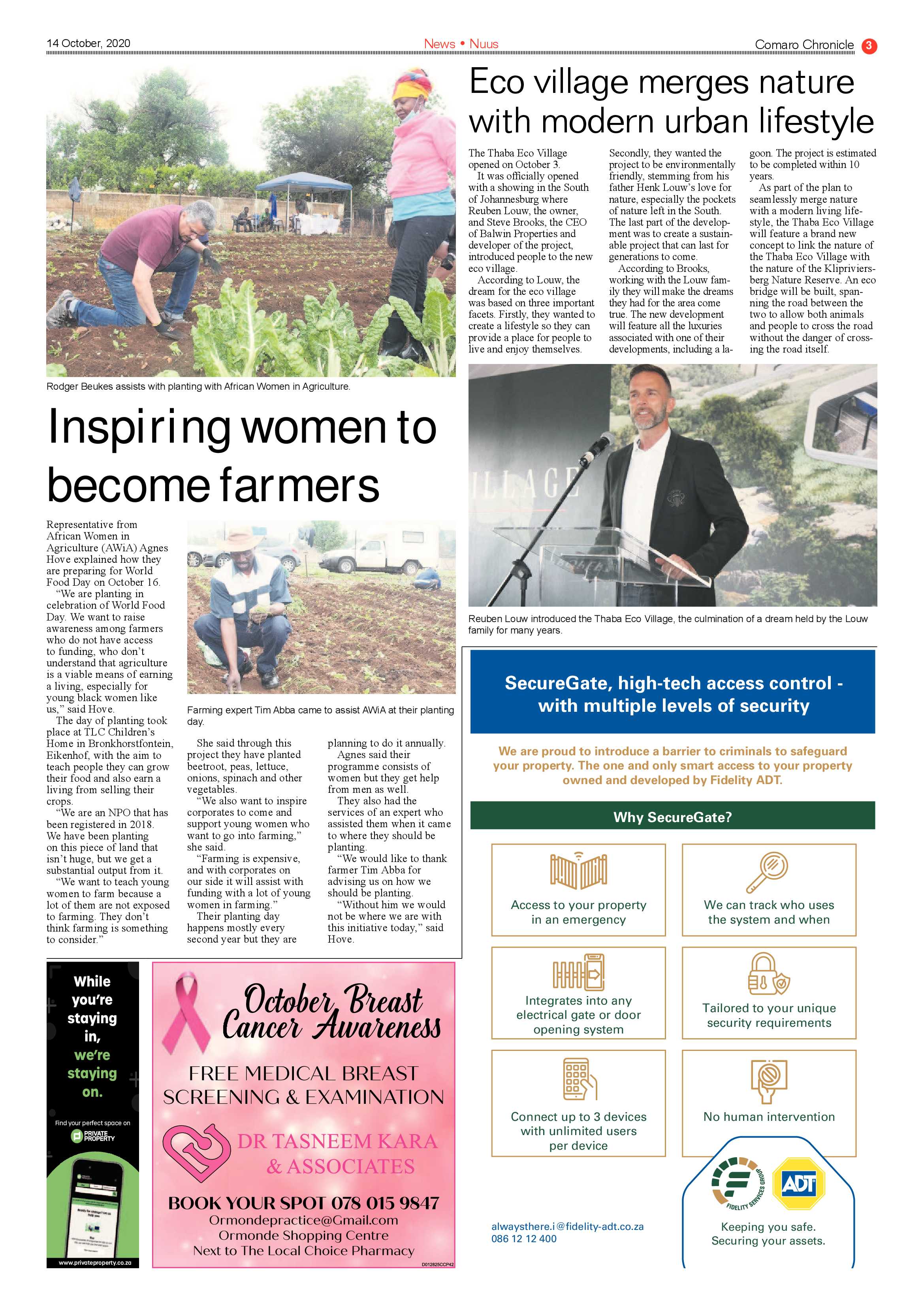 Comaro Chronicle 14 October 2020 page 3