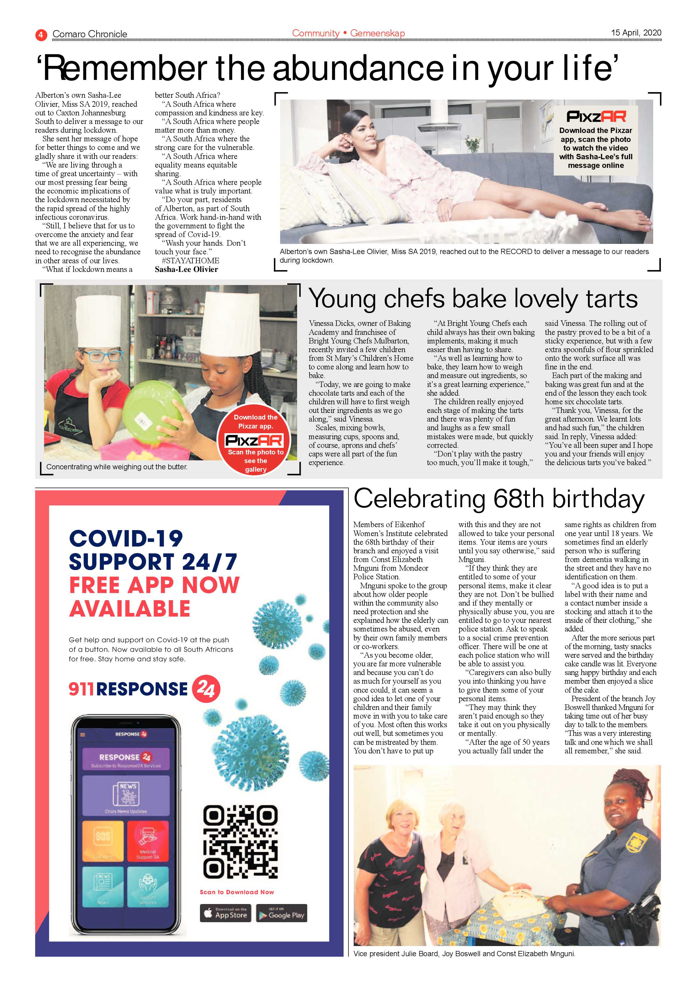 Comaro Chronicle 15 April 2020 page 4