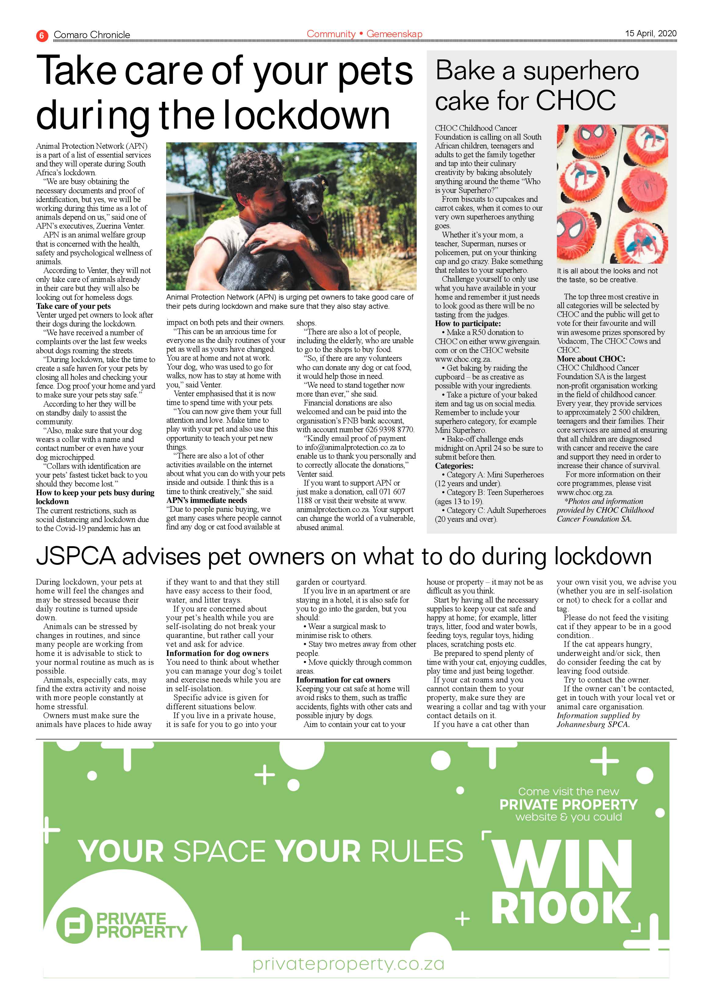 Comaro Chronicle 15 April 2020 page 6