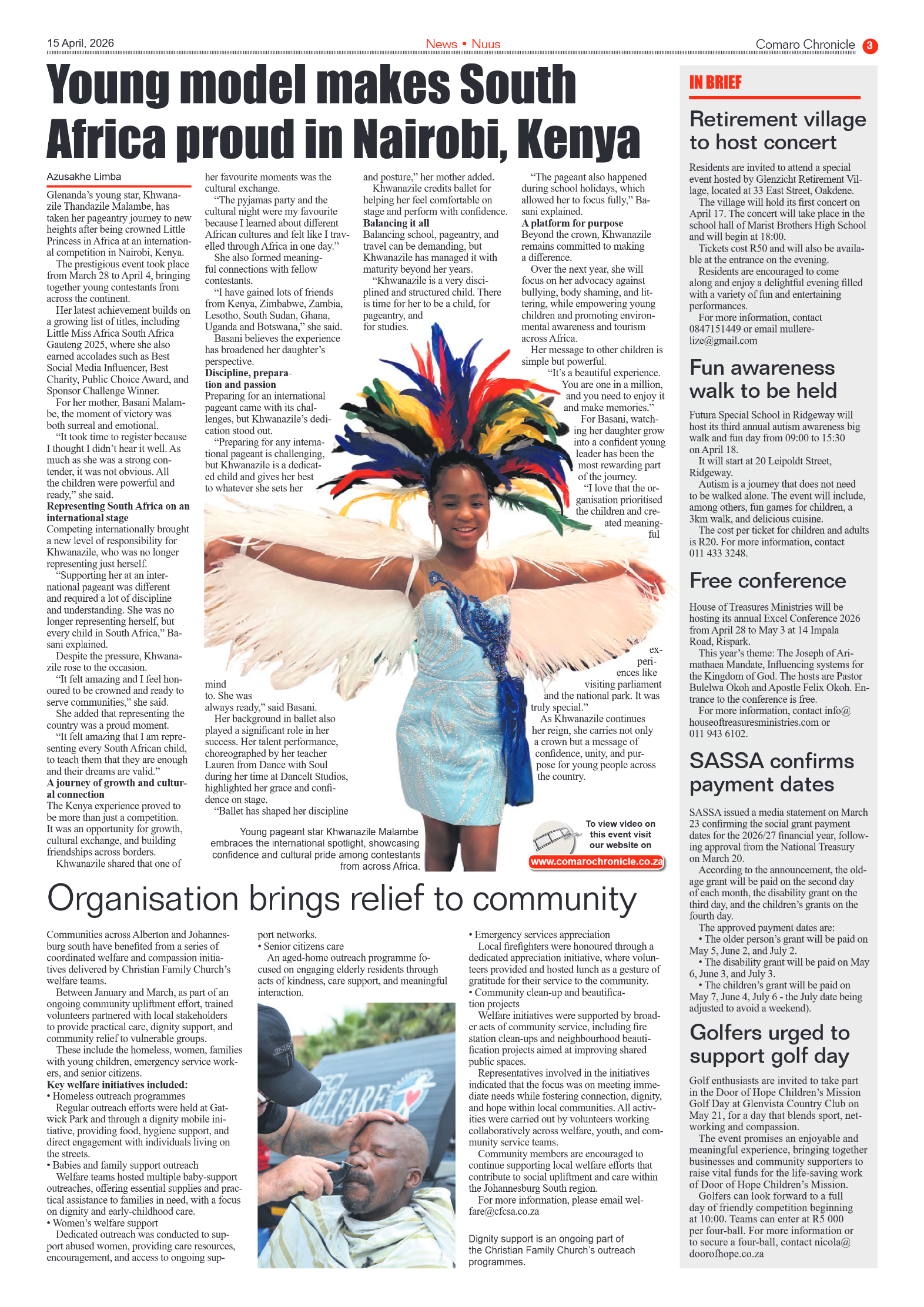 Comaro Chronicle 15 April 2026 page 3
