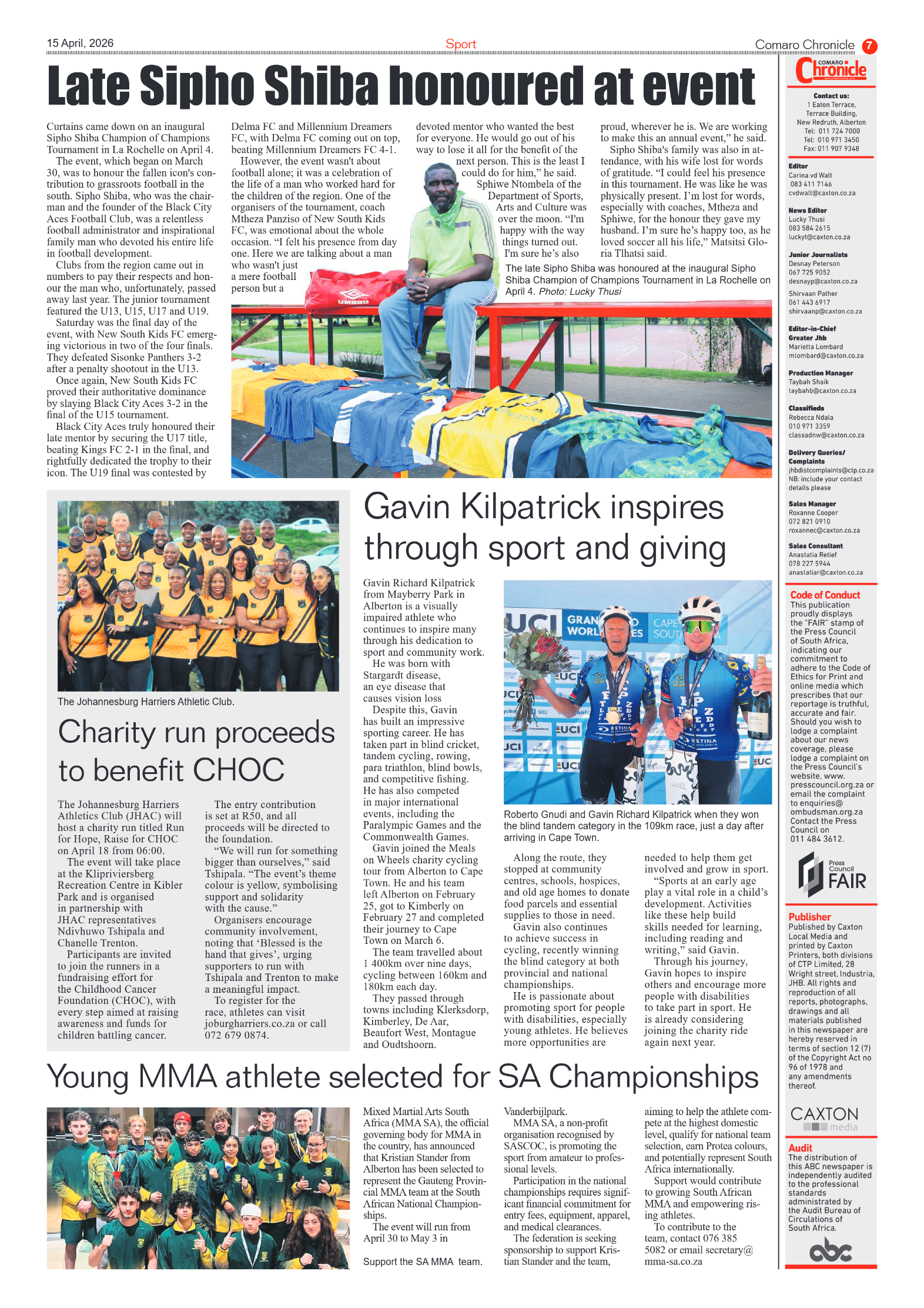 Comaro Chronicle 15 April 2026 page 7