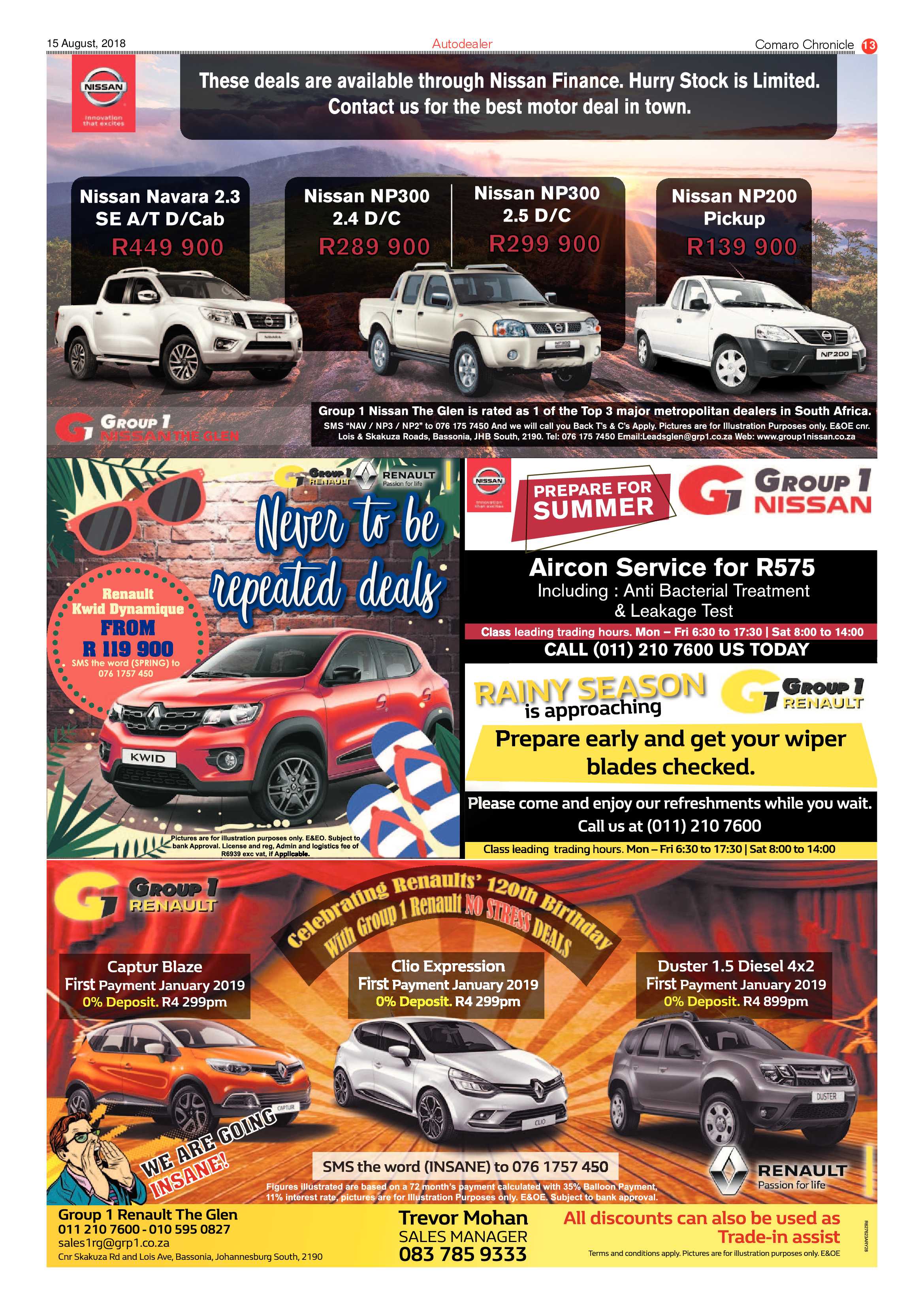 Comaro Chronicle 15 August 2018 page 13
