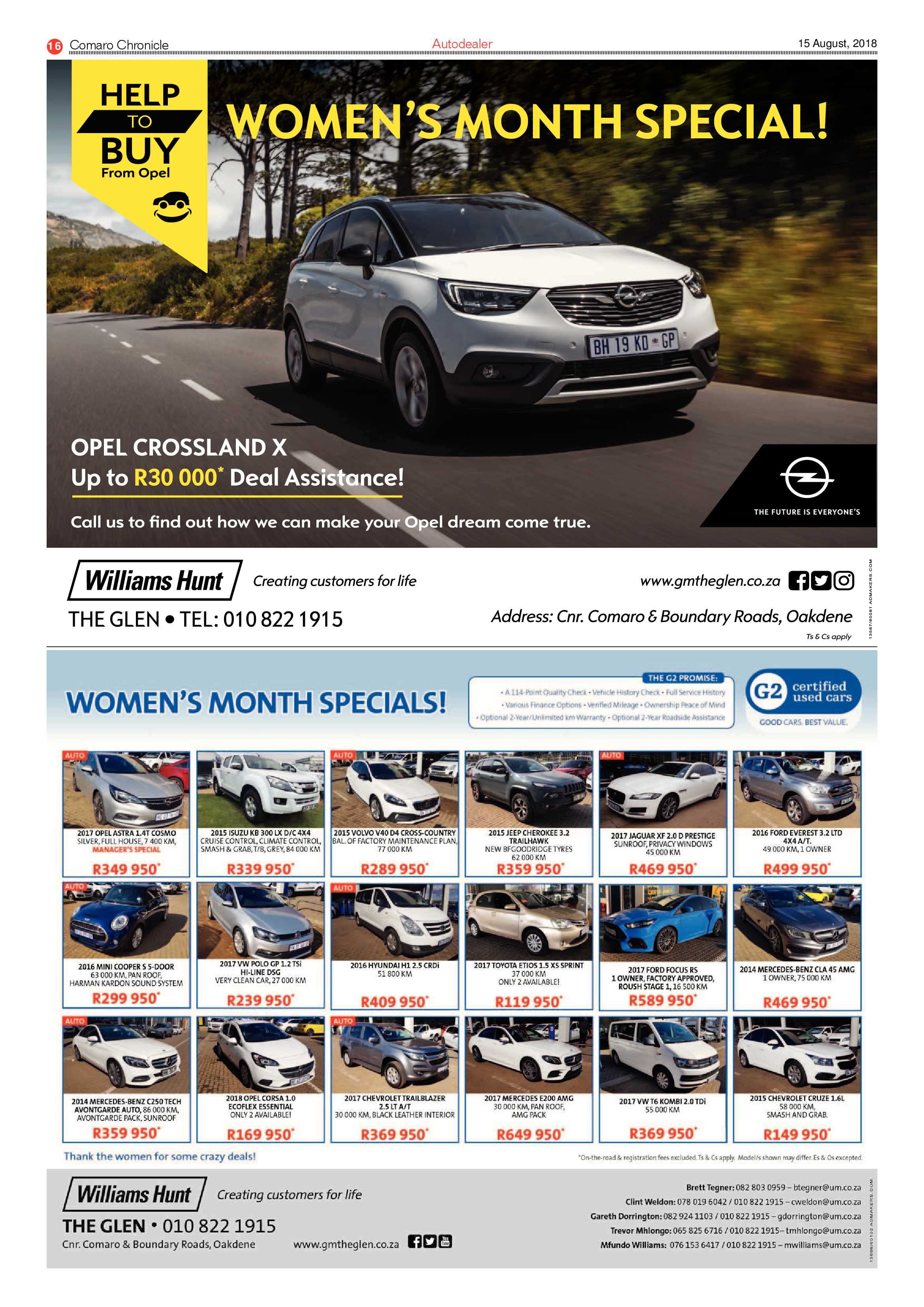 Comaro Chronicle 15 August 2018 page 16