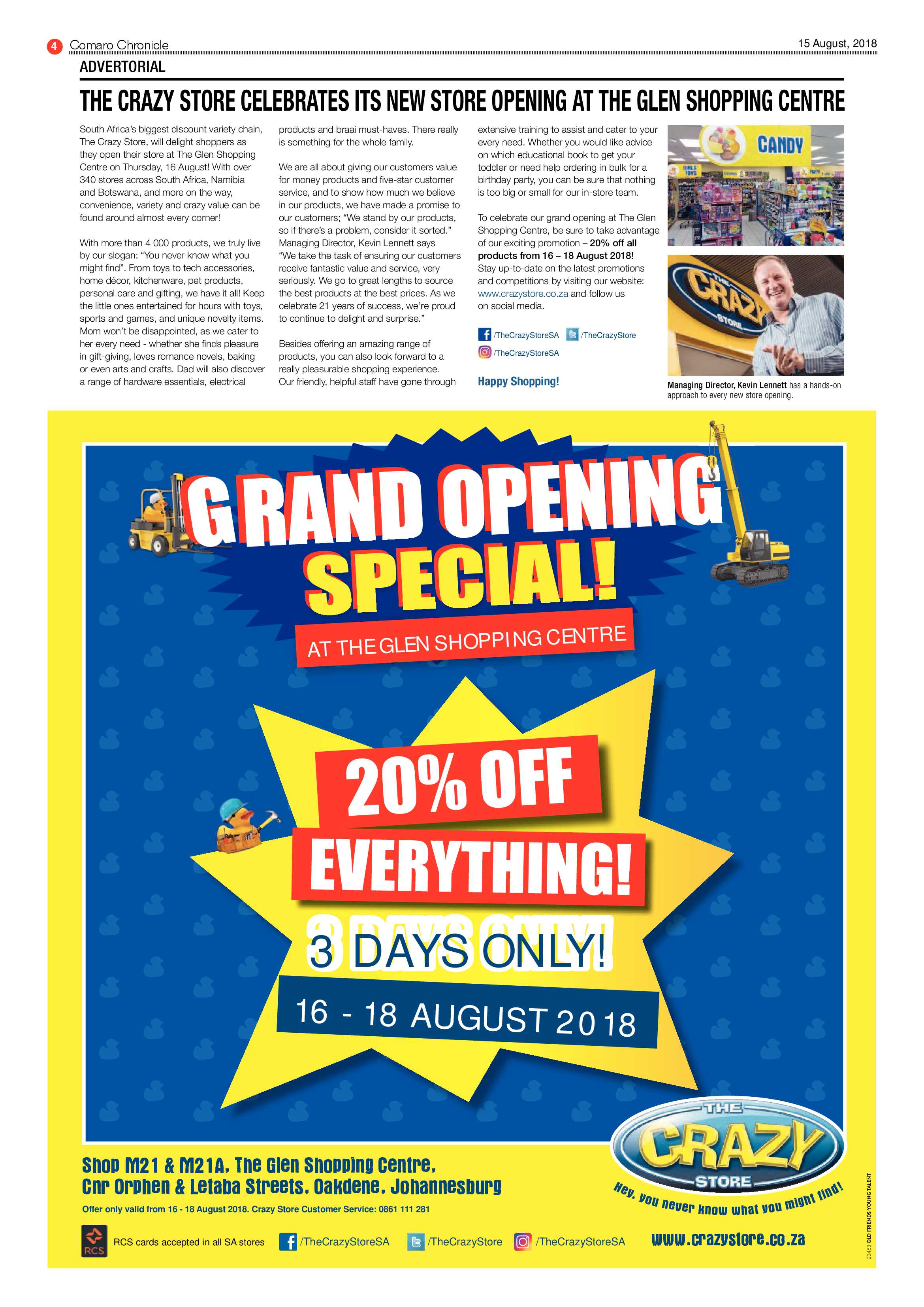 Comaro Chronicle 15 August 2018 page 4