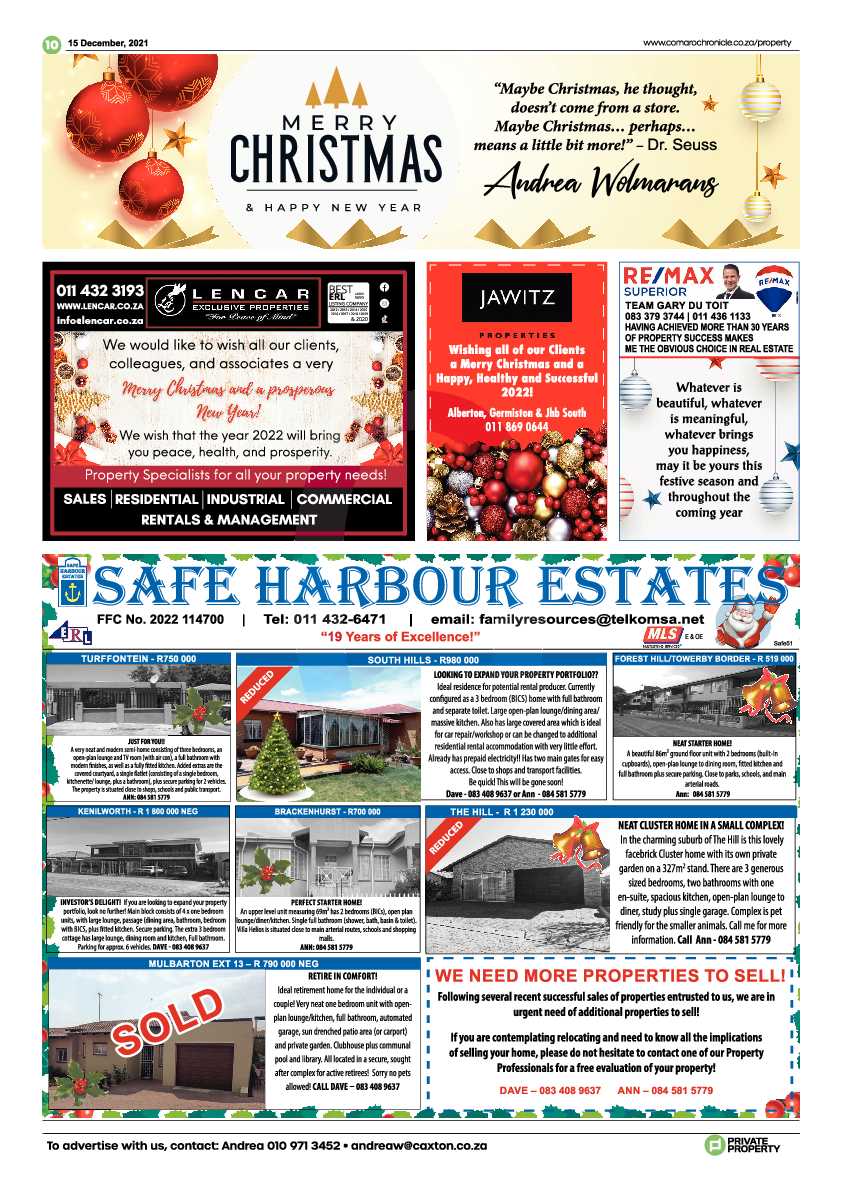 Comaro Chronicle 15 December 2021 page 12