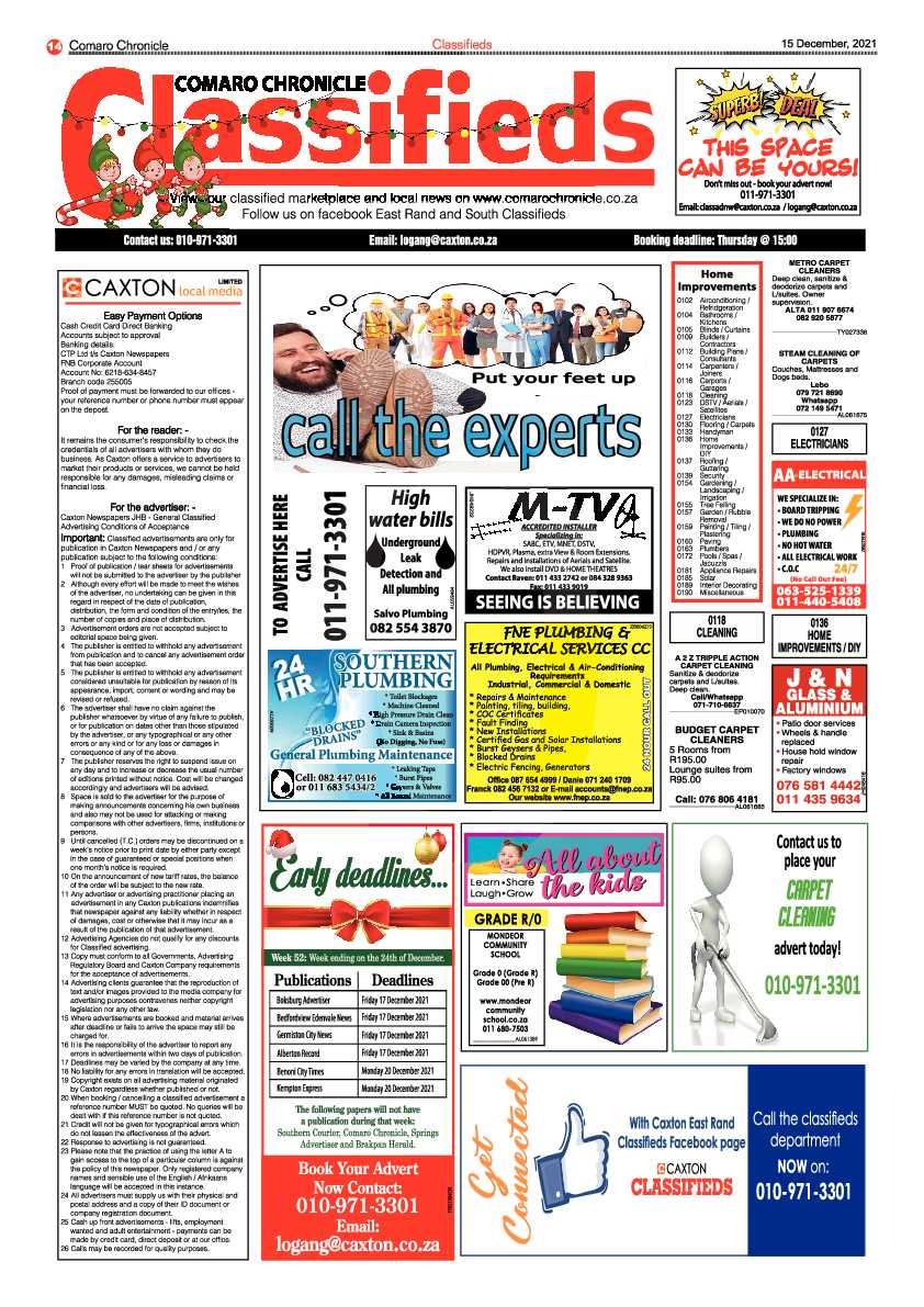 Comaro Chronicle 15 December 2021 page 16
