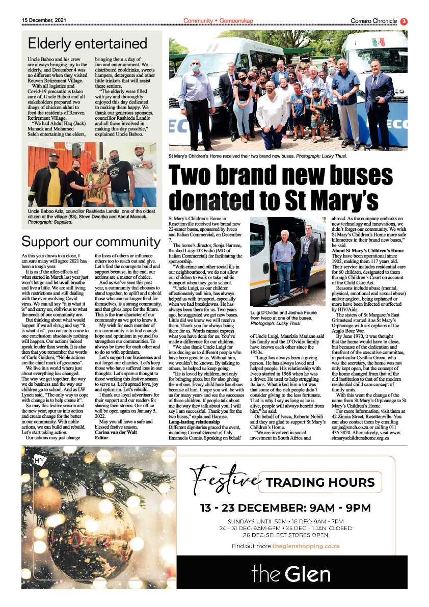 Comaro Chronicle 15 December 2021 page 5