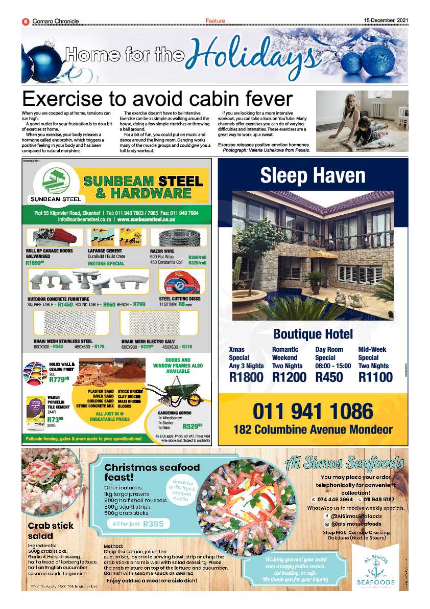 Comaro Chronicle 15 December 2021 page 8