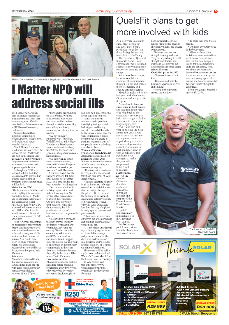 Comaro Chronicle 15 February 2023 page 3