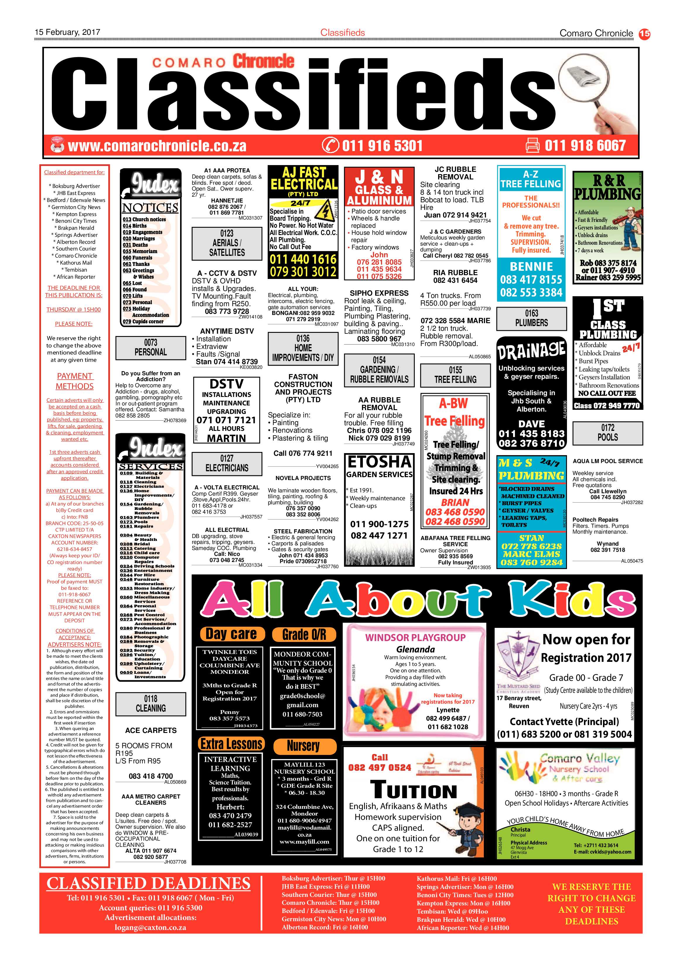Comaro Chronicle 15 Feburary 2017 page 15