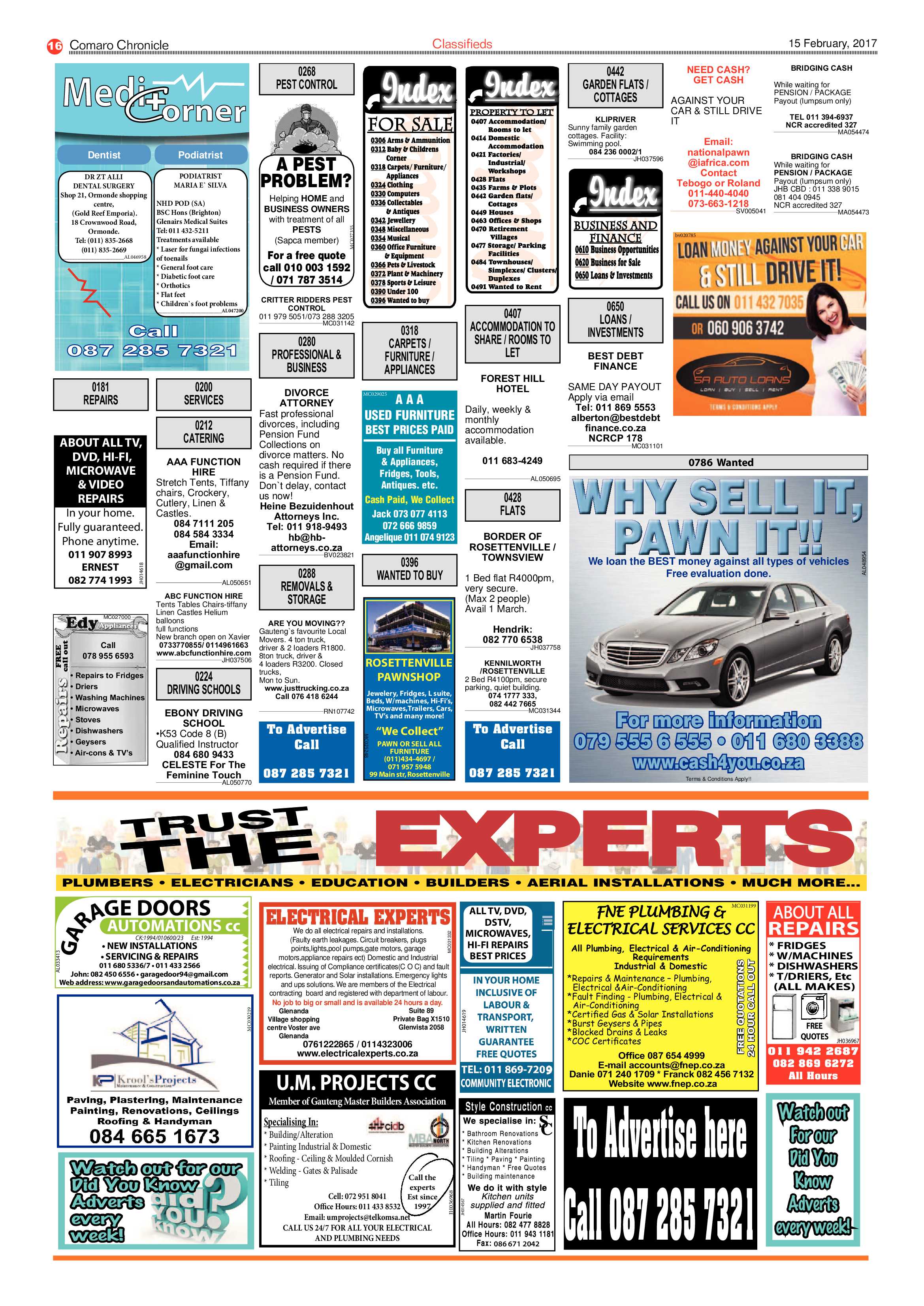 Comaro Chronicle 15 Feburary 2017 page 16