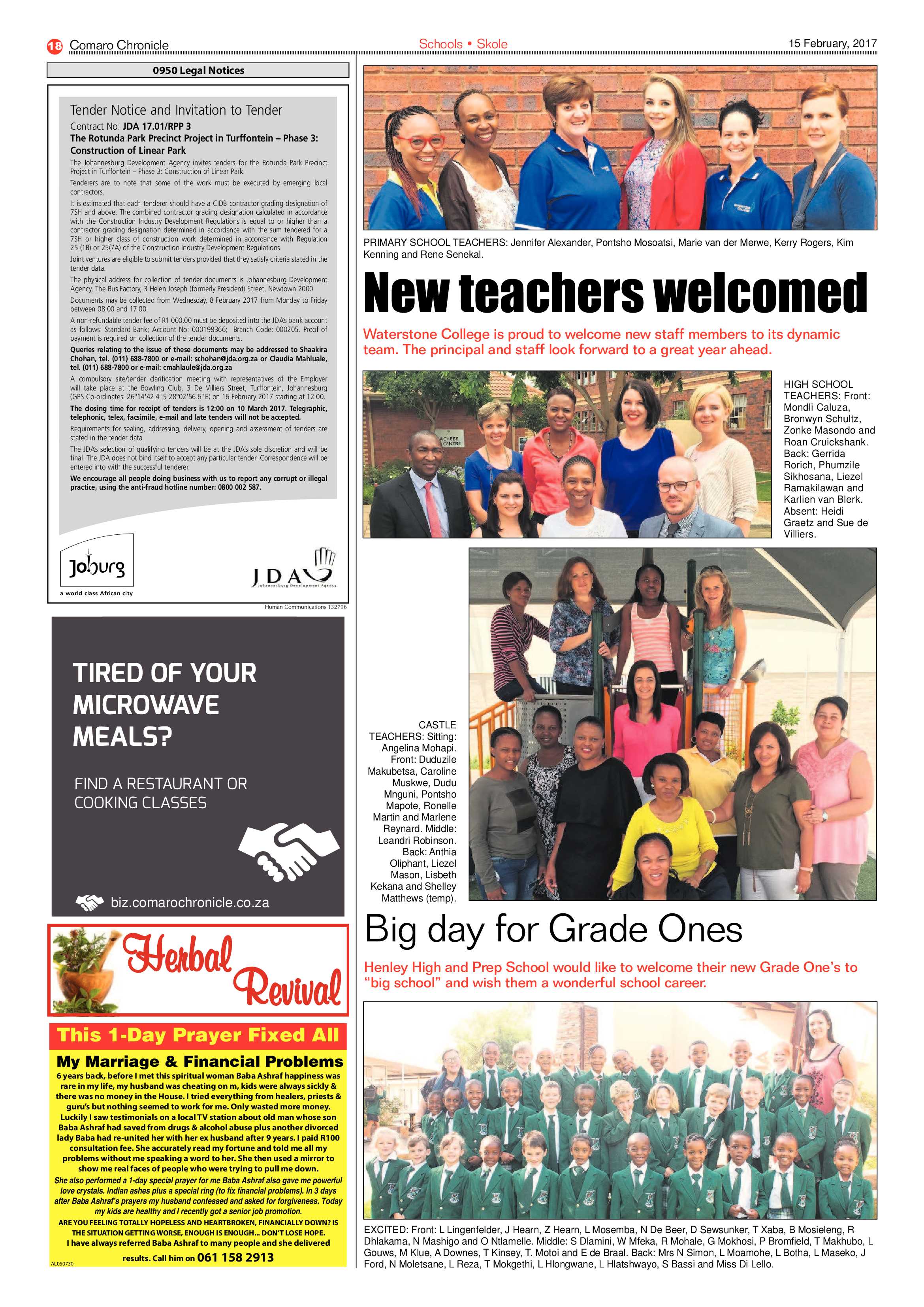 Comaro Chronicle 15 Feburary 2017 page 18