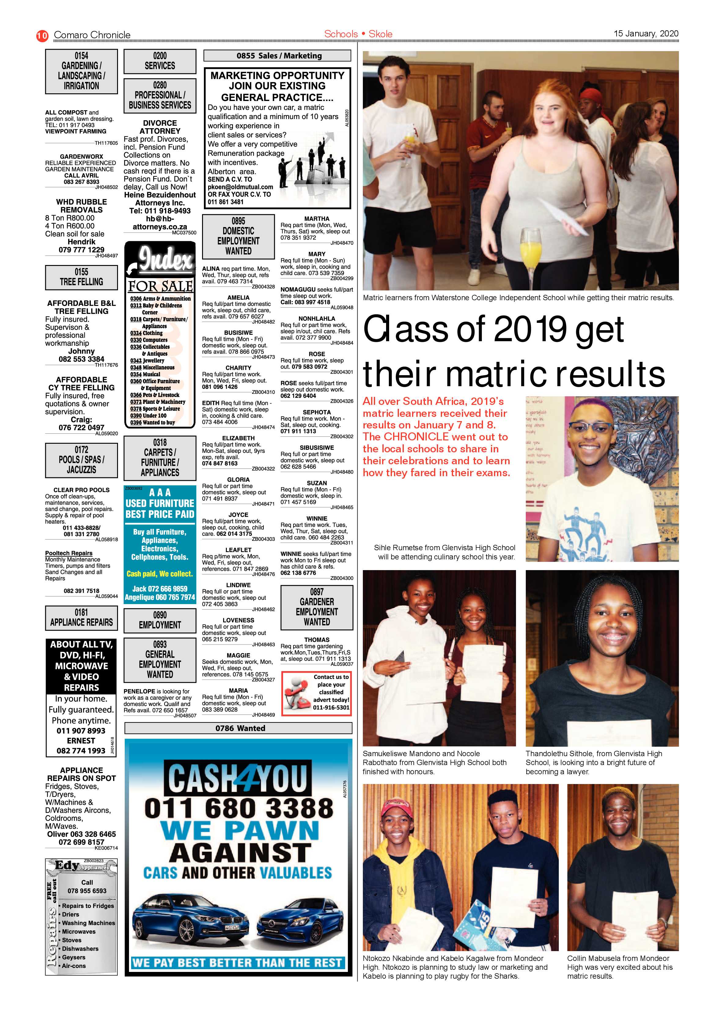 Comaro Chronicle 15 January 2020 page 10