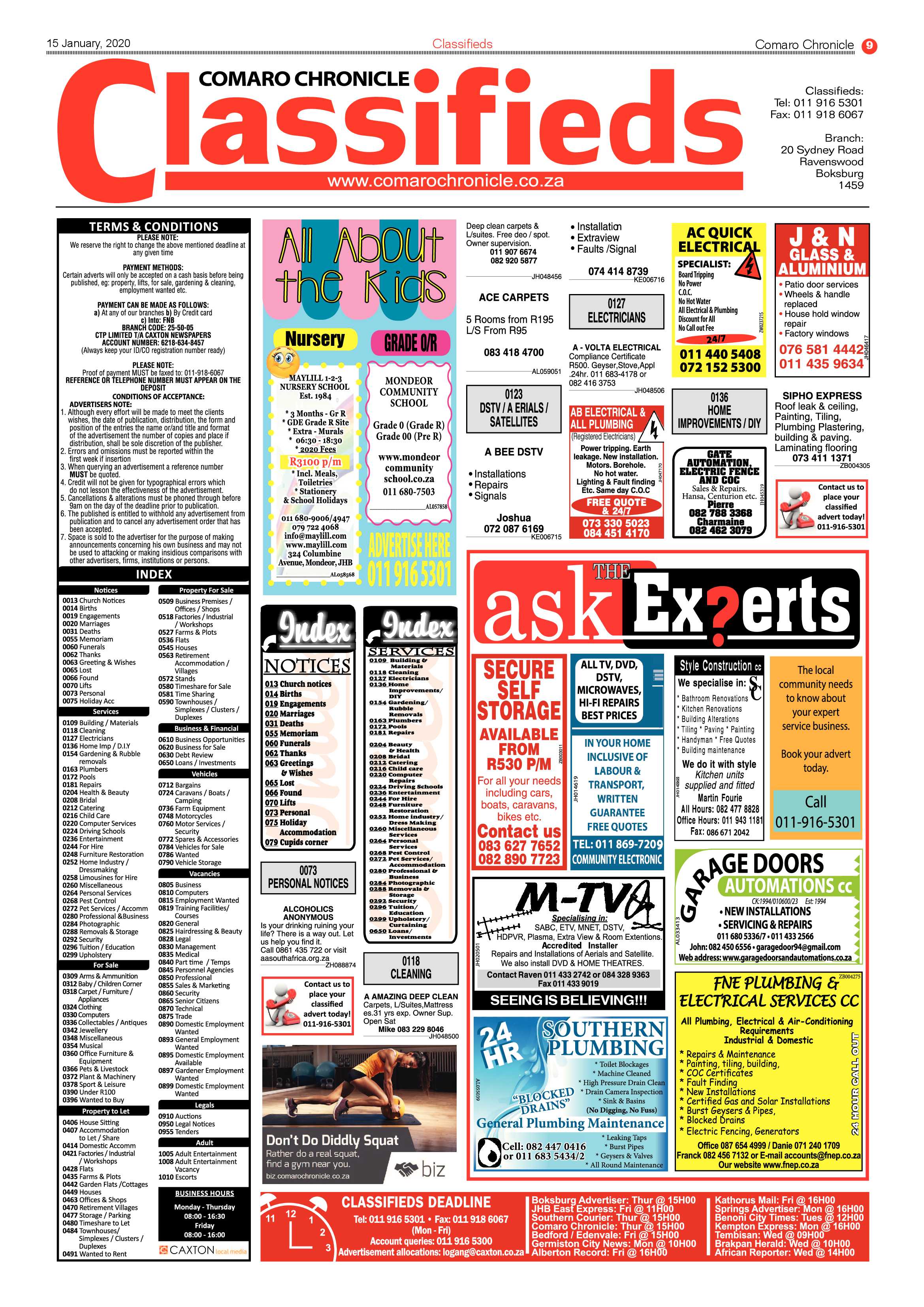 Comaro Chronicle 15 January 2020 page 9