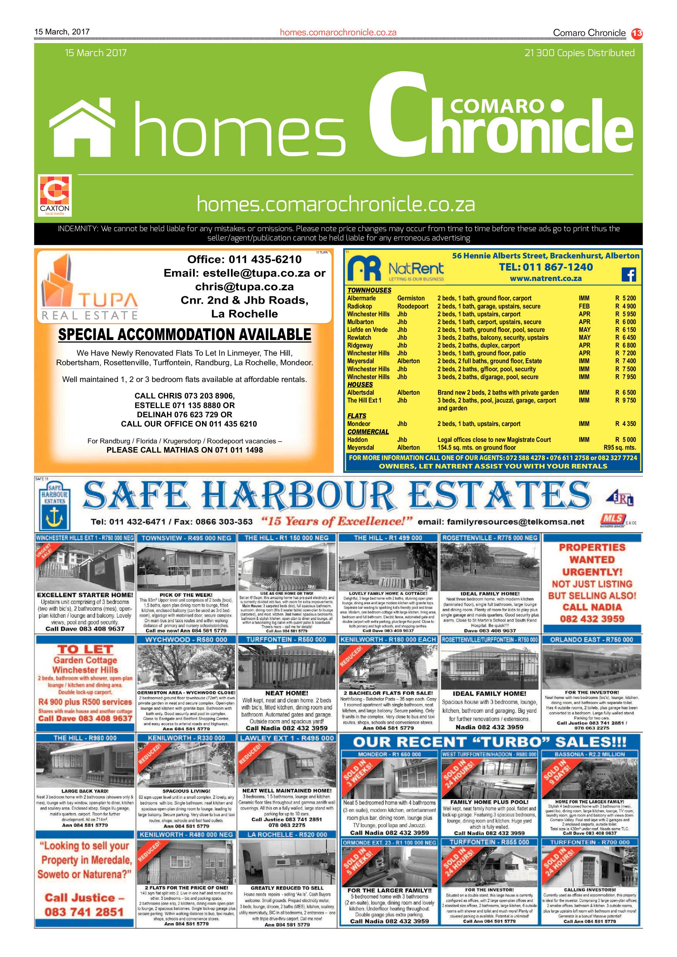 Comaro Chronicle 15 March 2017 page 13