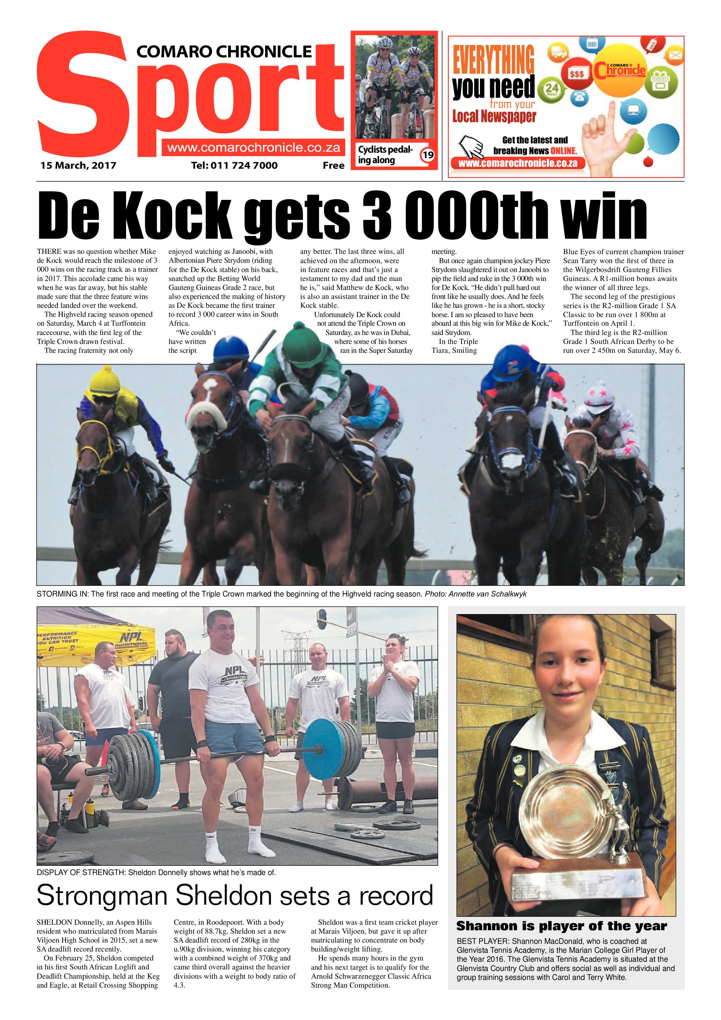 Comaro Chronicle 15 March 2017 page 20
