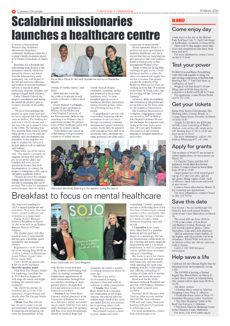 Comaro Chronicle 15 March 2023 page 4