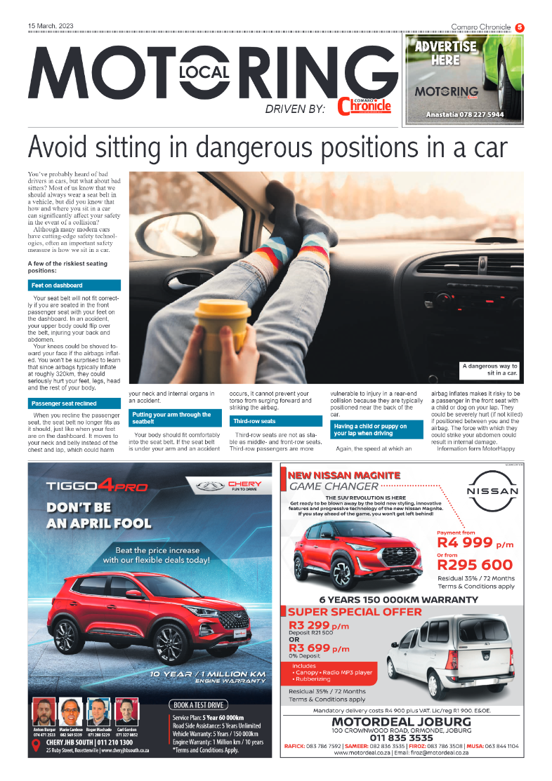 Comaro Chronicle 15 March 2023 page 5