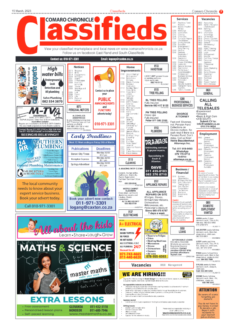 Comaro Chronicle 15 March 2023 page 7