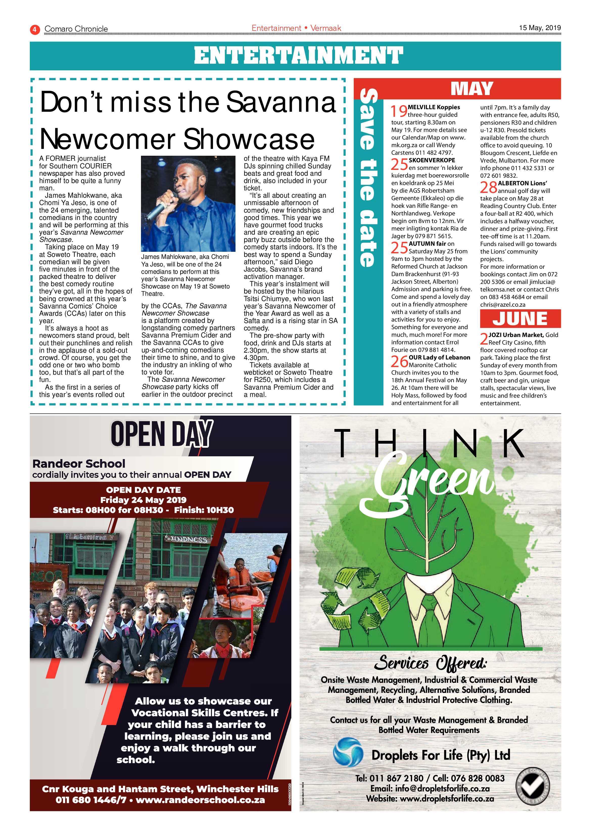 Comaro Chronicle 15 May 2019 page 4
