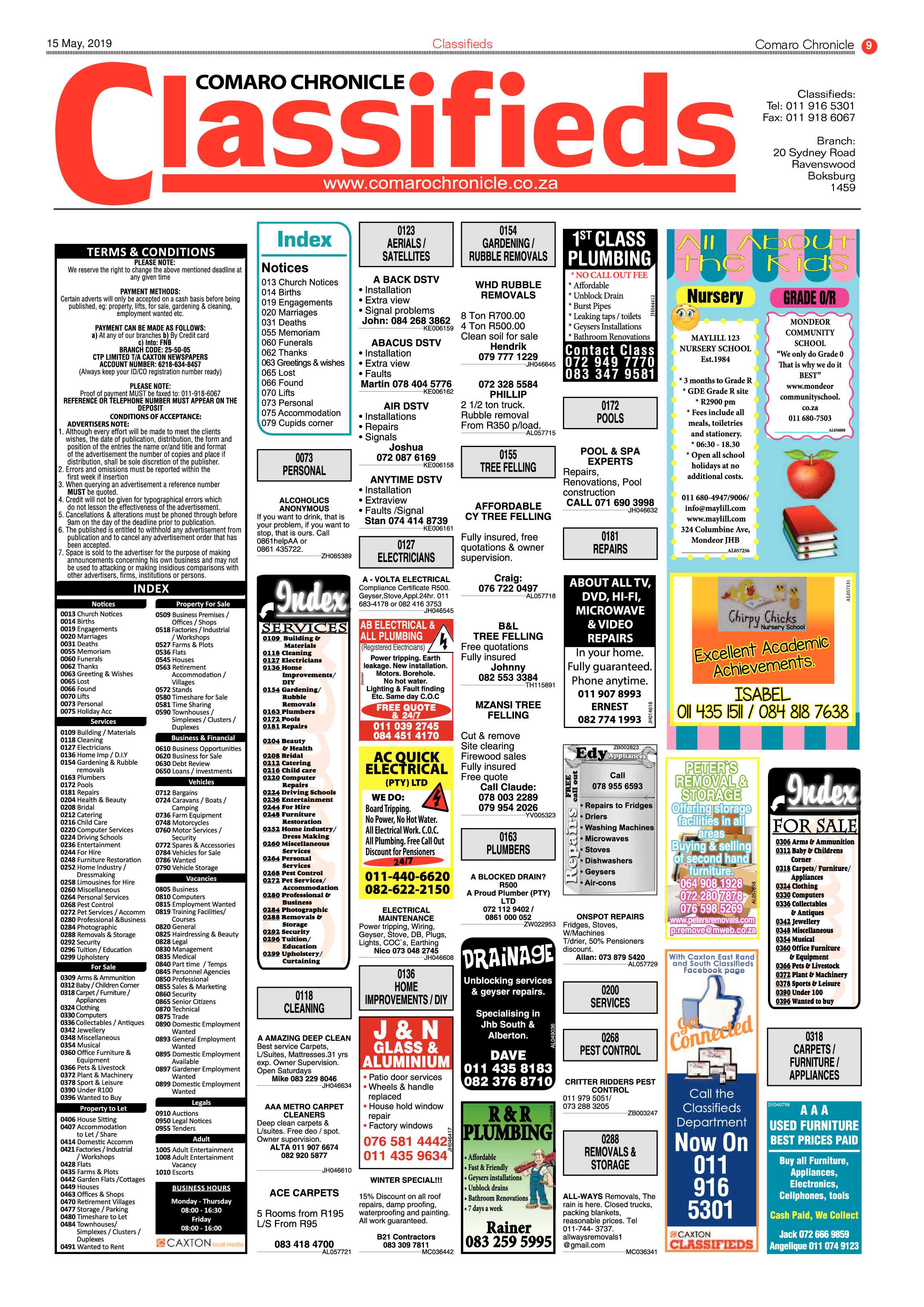 Comaro Chronicle 15 May 2019 page 9