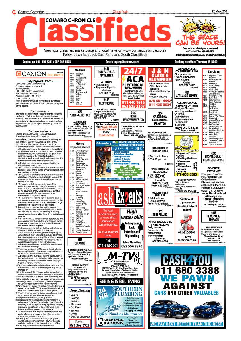 Comaro Chronicle 14 May 2021 page 10