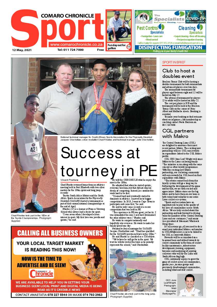 Comaro Chronicle 14 May 2021 page 12