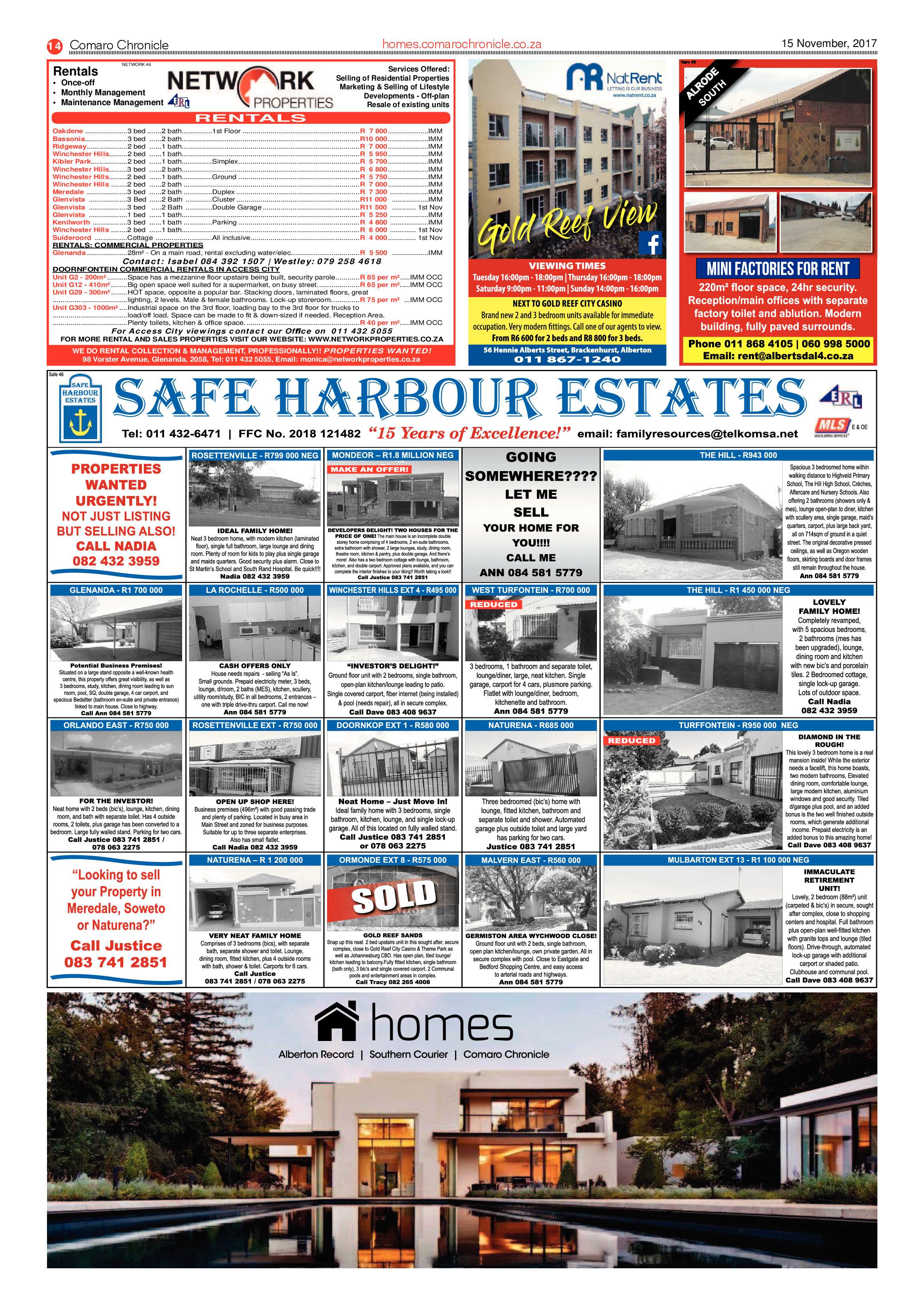 Comaro Chronicle 15 November 2017 page 14