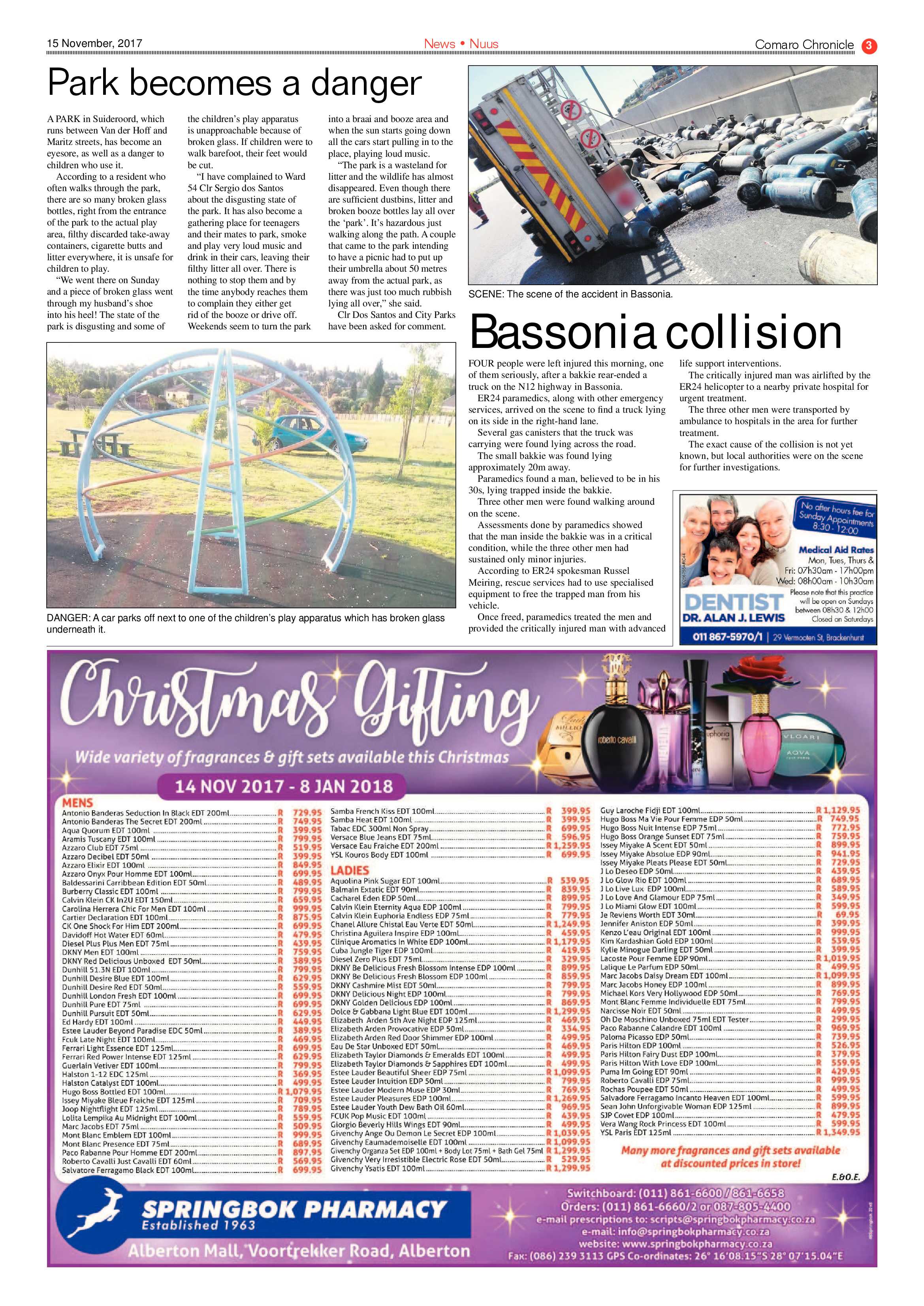 Comaro Chronicle 15 November 2017 page 3