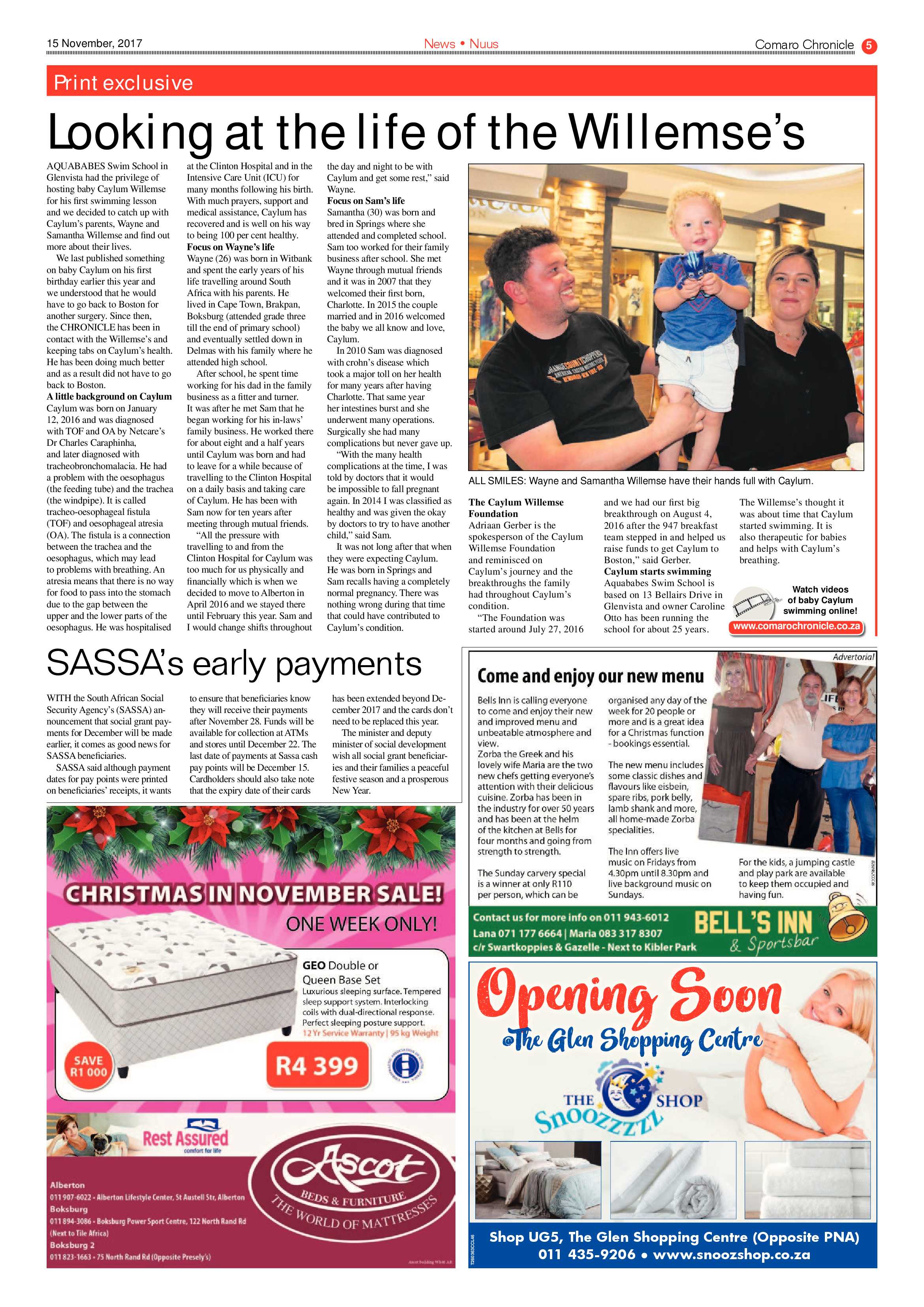 Comaro Chronicle 15 November 2017 page 5