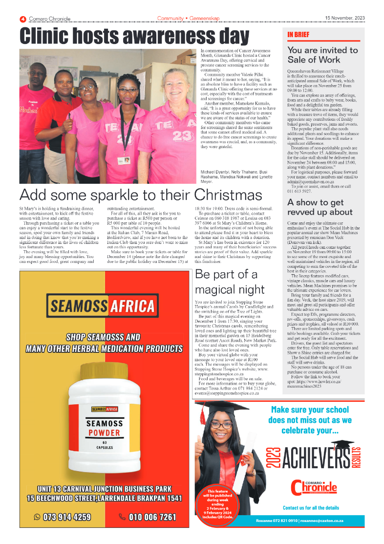 Comaro Chronicle 15 November 2023 page 4