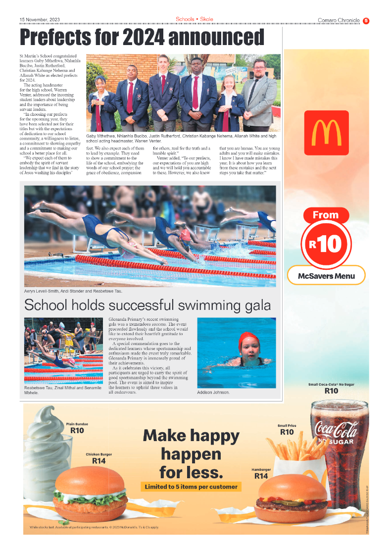 Comaro Chronicle 15 November 2023 page 5