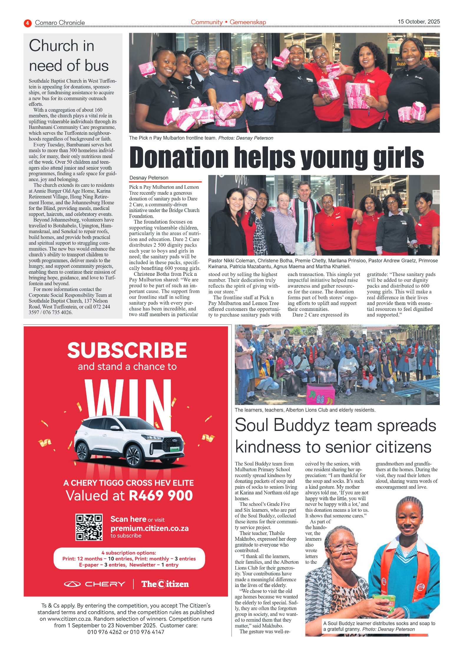 Comaro Chronicle 15 October 2025 page 4