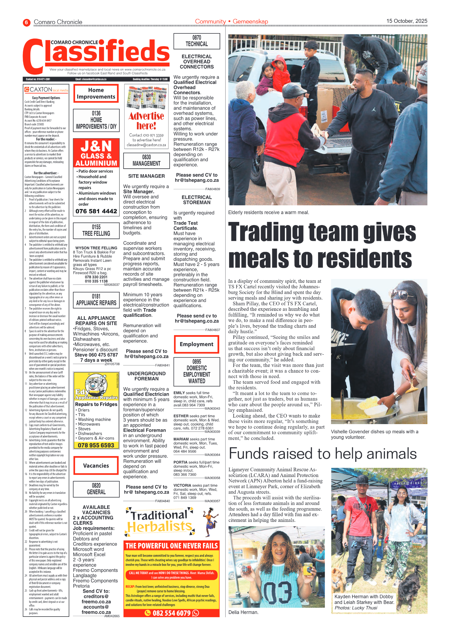 Comaro Chronicle 15 October 2025 page 6