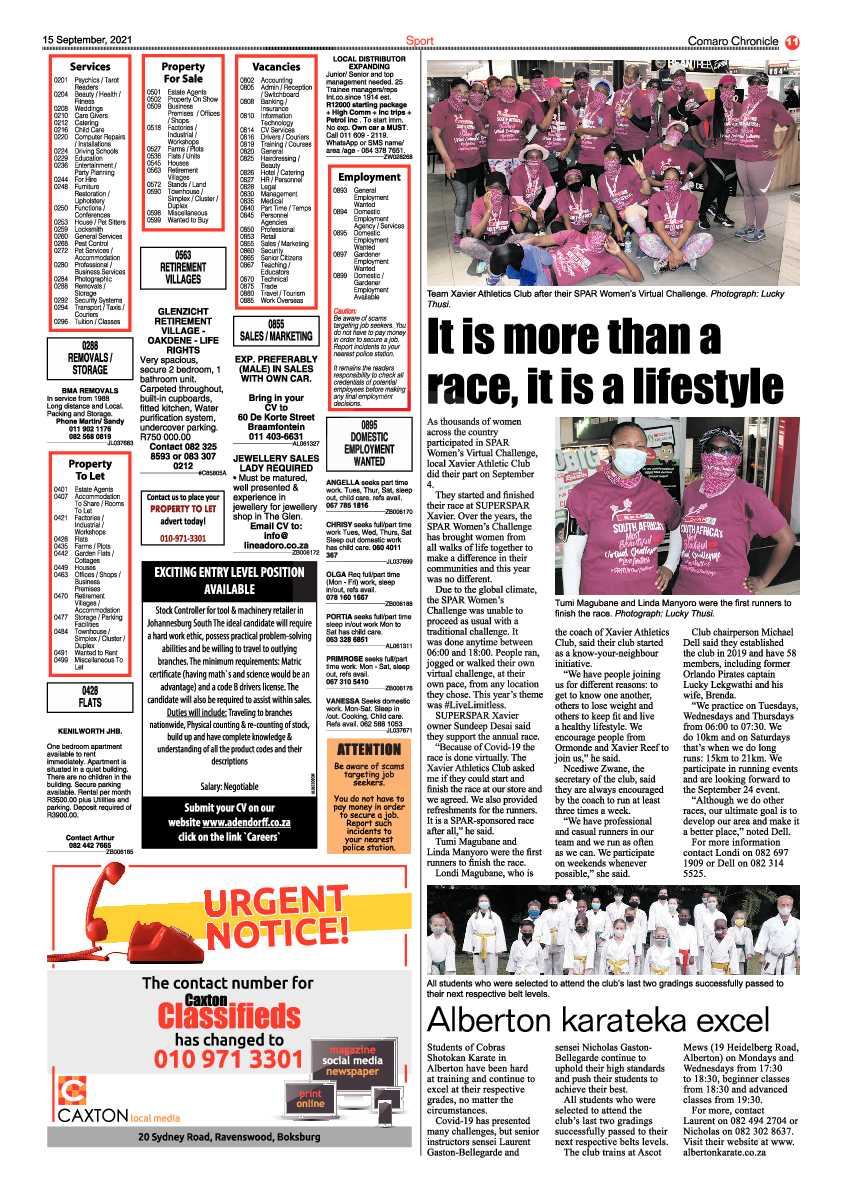 Comaro Chronicle 15 September 2021 page 11