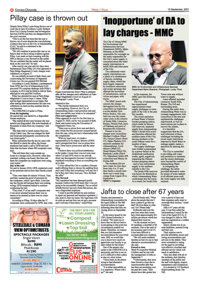 Comaro Chronicle 15 September 2021 page 2