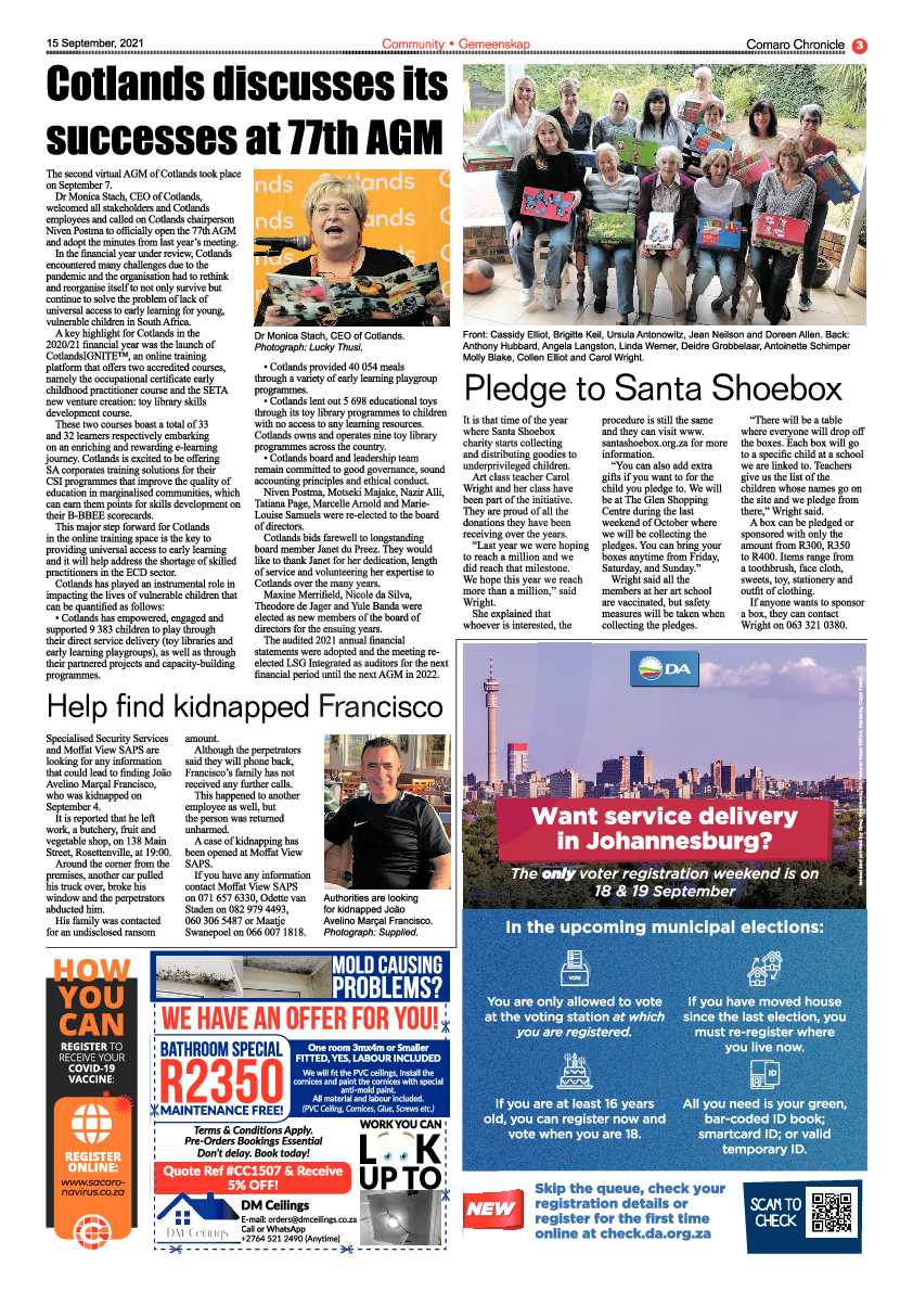 Comaro Chronicle 15 September 2021 page 3